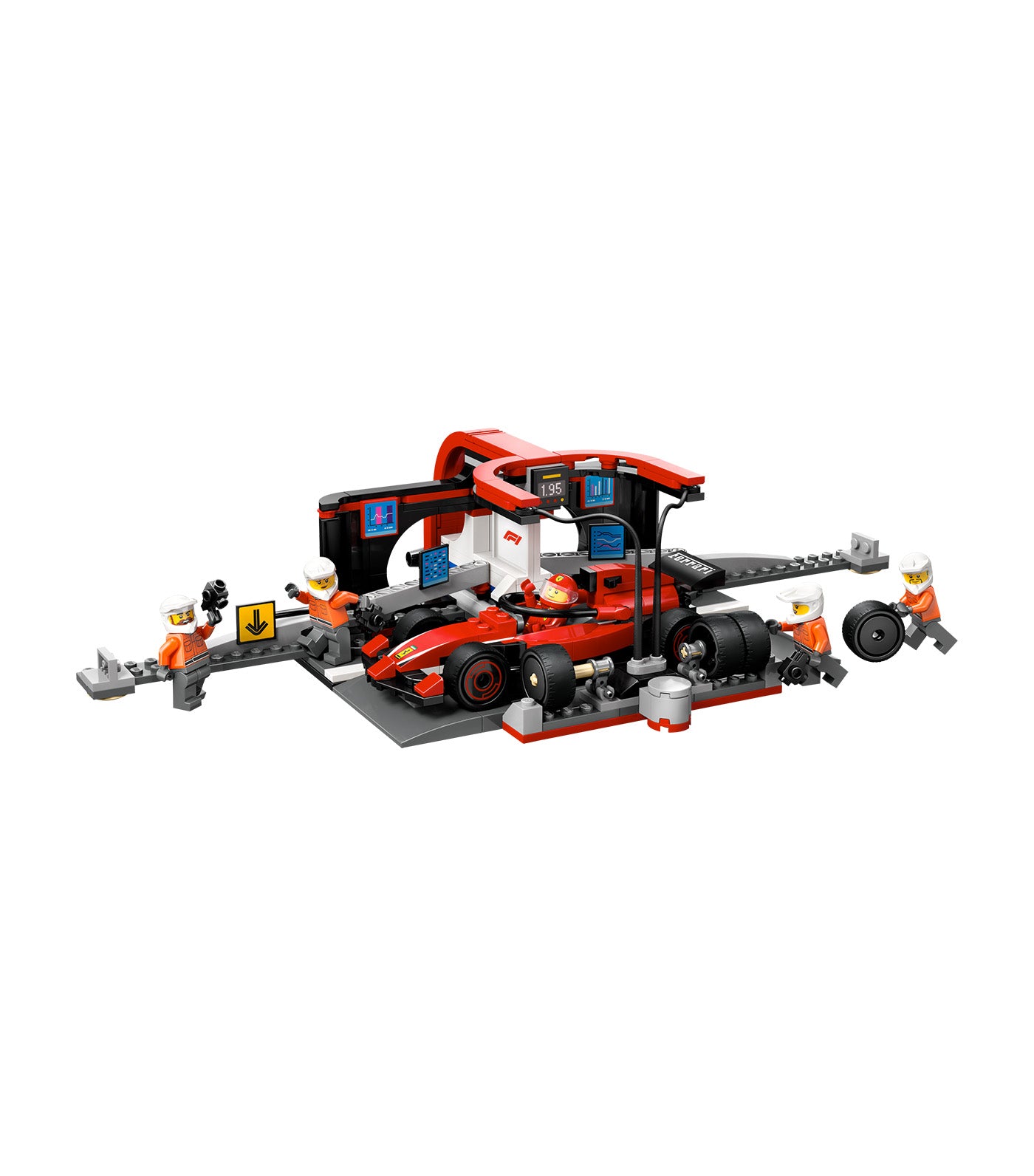LEGO® City F1® Pit Stop and Pit Crew with Ferrari Car