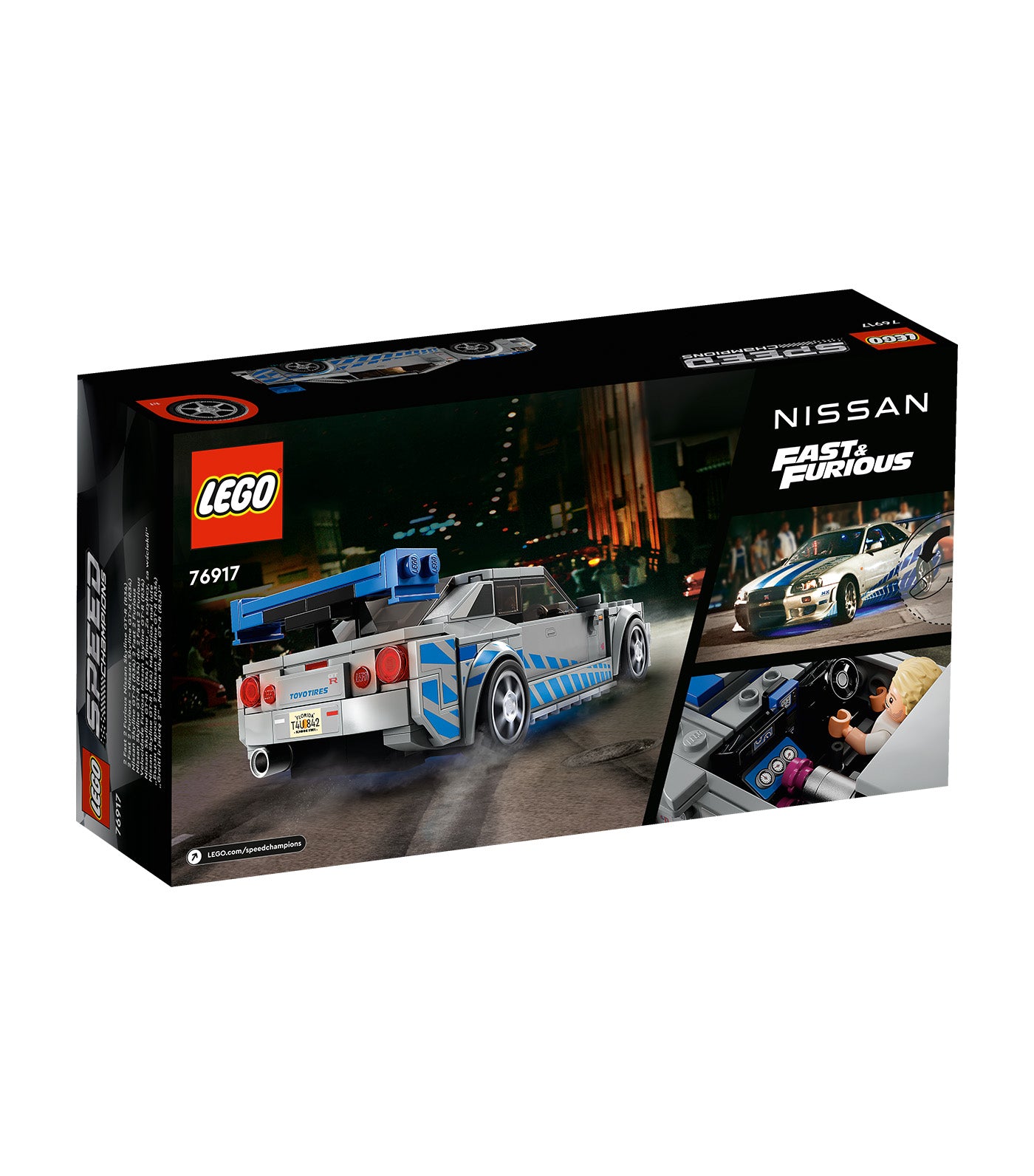 LEGO® Speed Champions 2 Fast 2 Furious Nissan Skyline GT-R (R34)