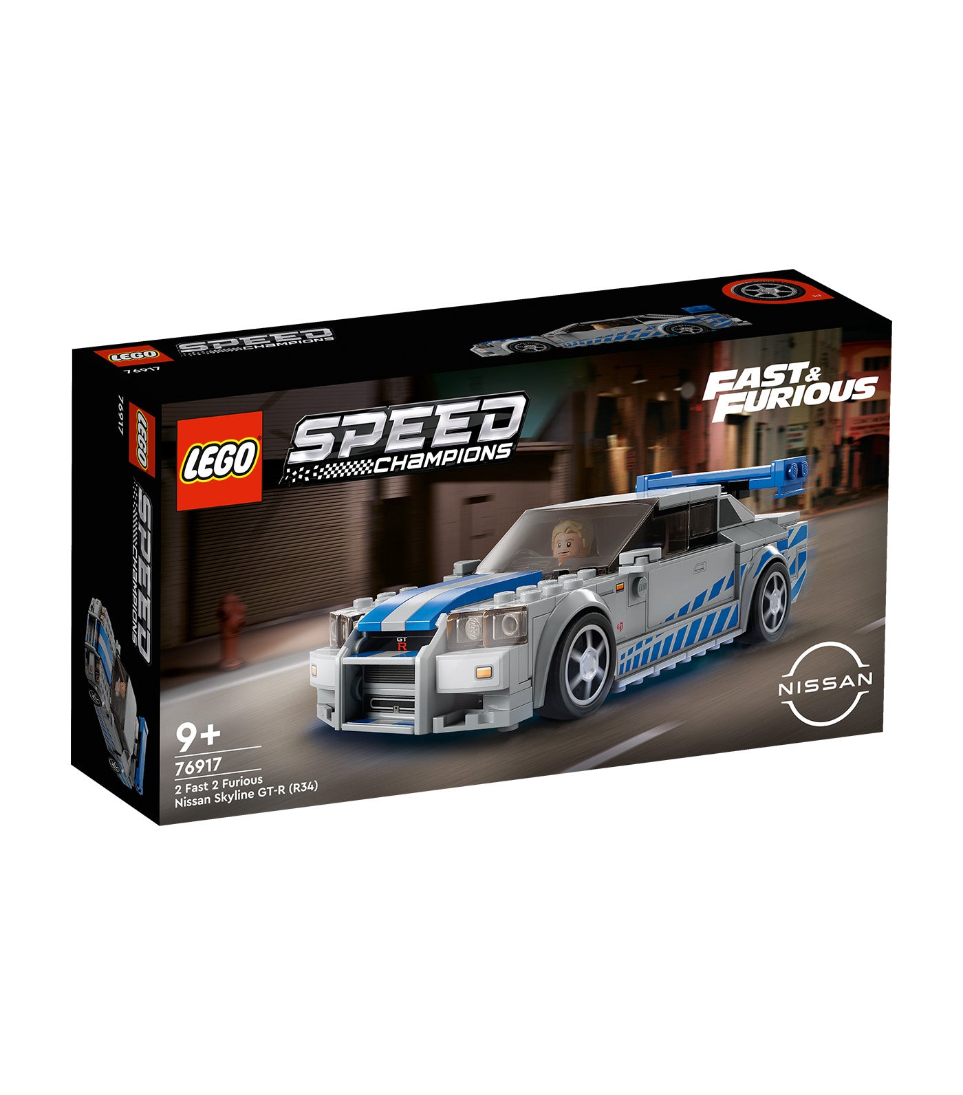 LEGO® Speed Champions 2 Fast 2 Furious Nissan Skyline GT-R (R34)