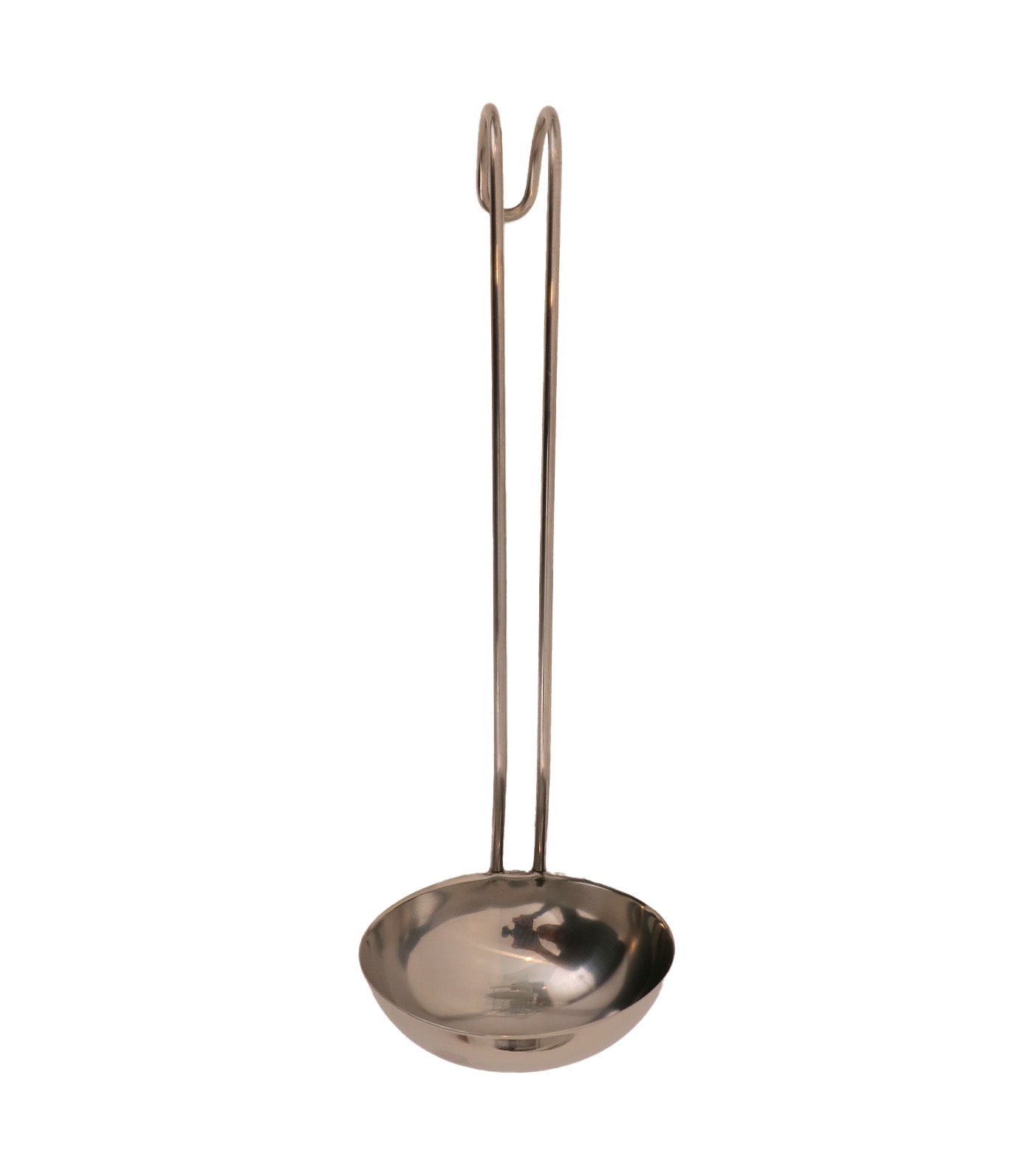 Perle Chromeplated Round Soup Glass Warmer with Ladle and Lid