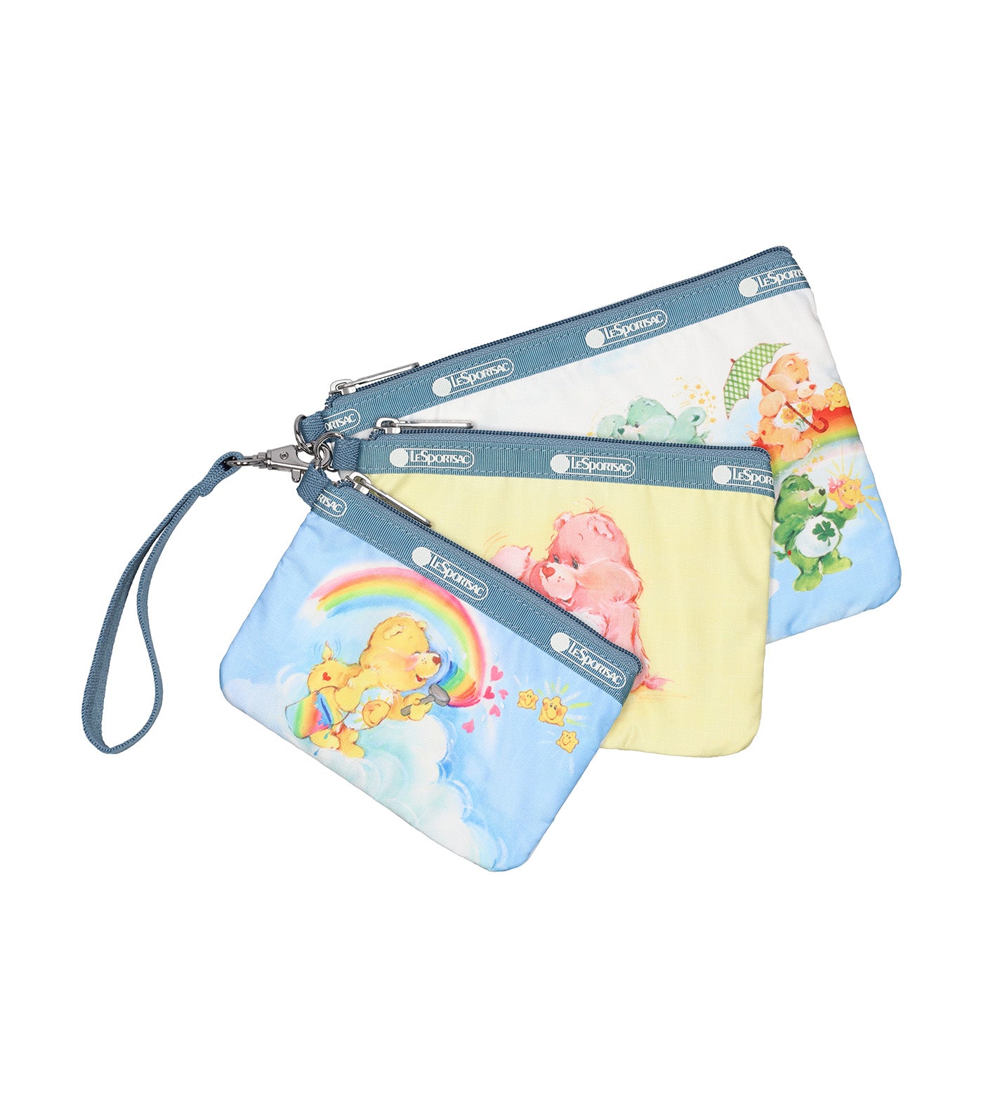 LeSportsac x Care Bears Wristlet Pouch Set Care Bears Wristlet Set