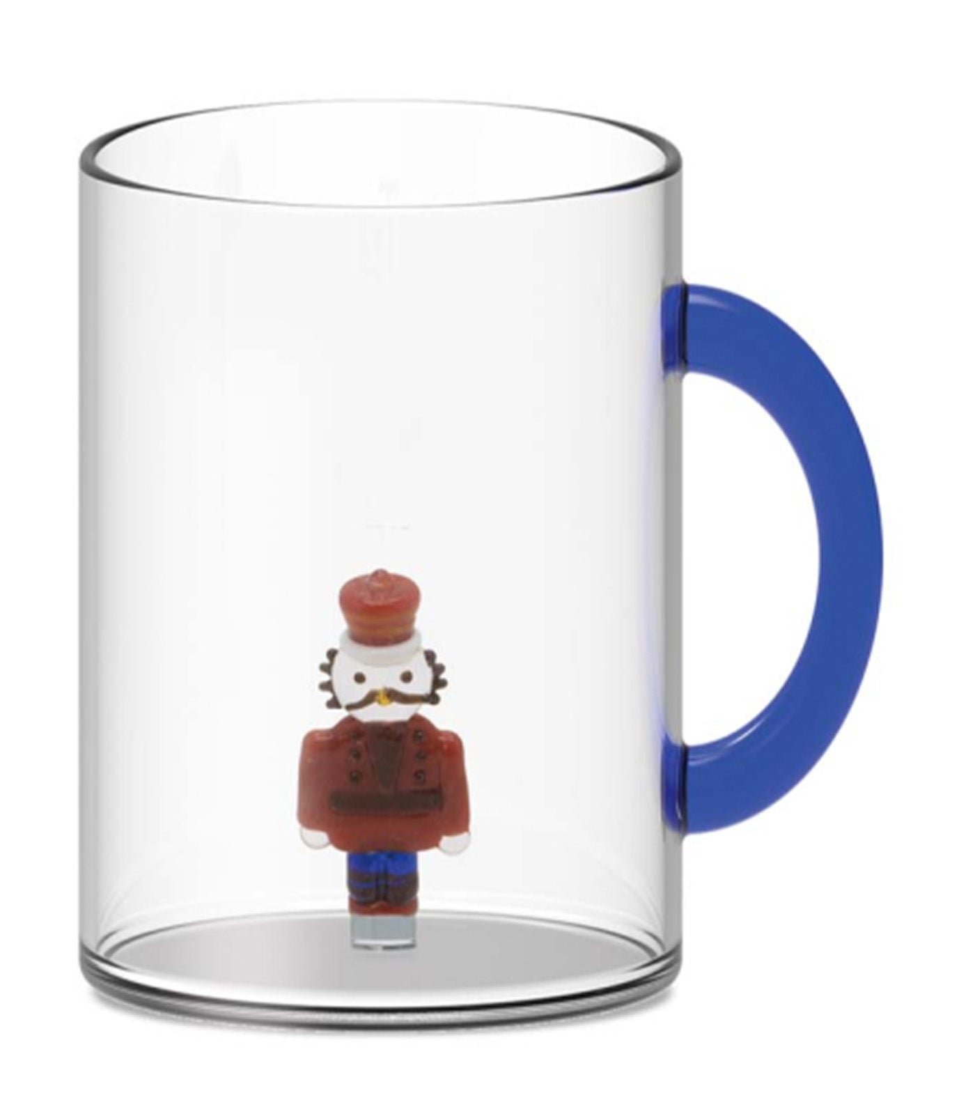 WD Lifestyle Monterey Christmas Borosilicate Glass Mug Nutcracker