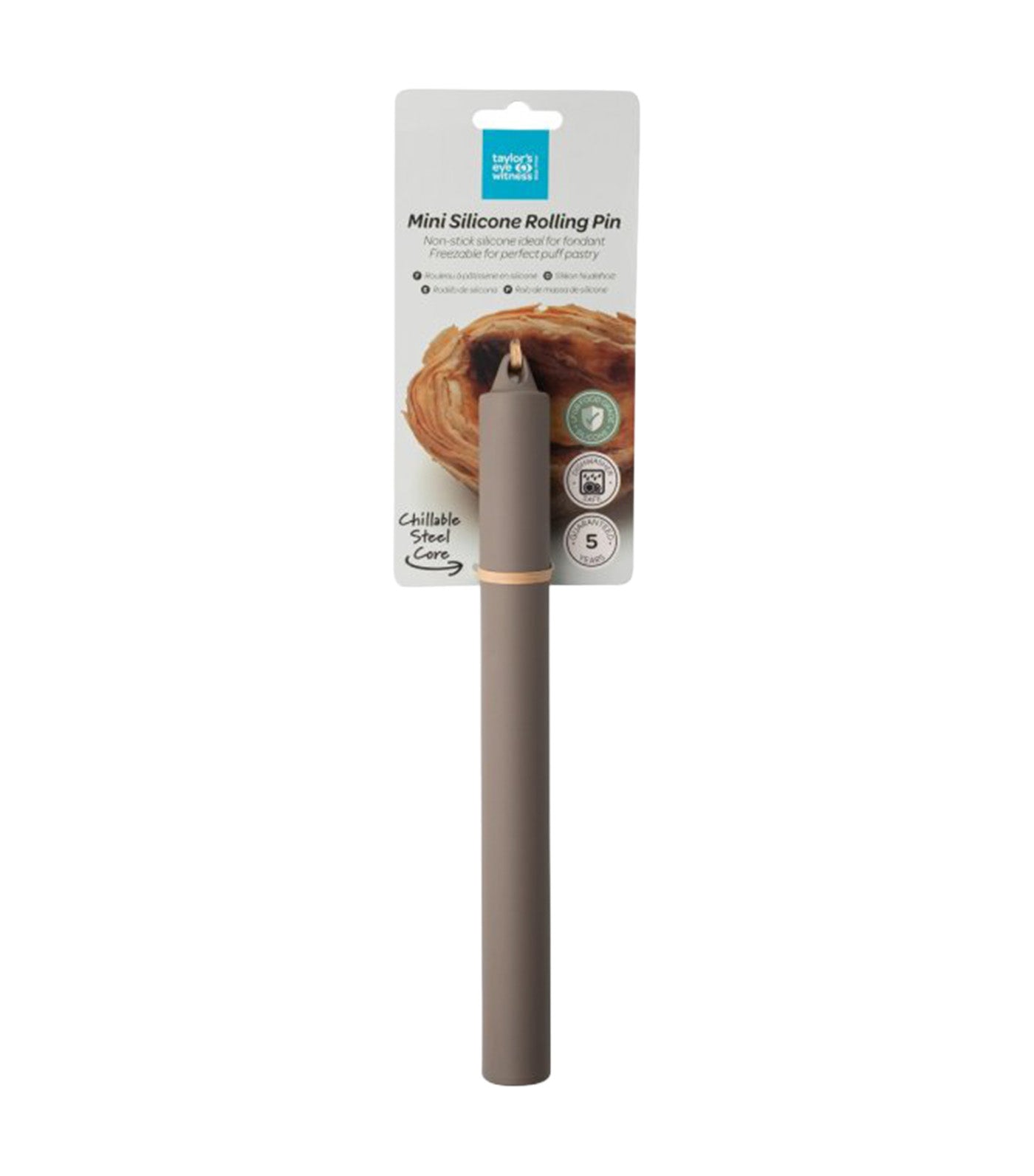 Mini Silicone Rolling Pin Gray