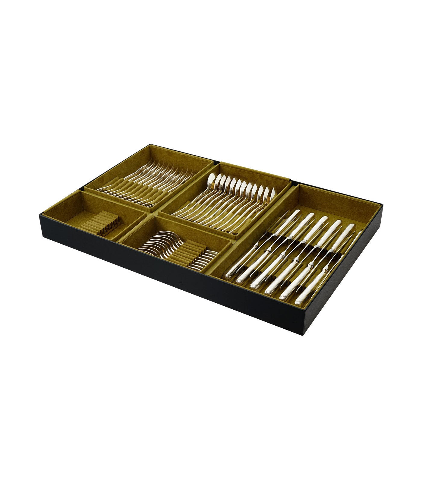 America 36-Piece Silver-Plated Flatware Set of 6 Silver