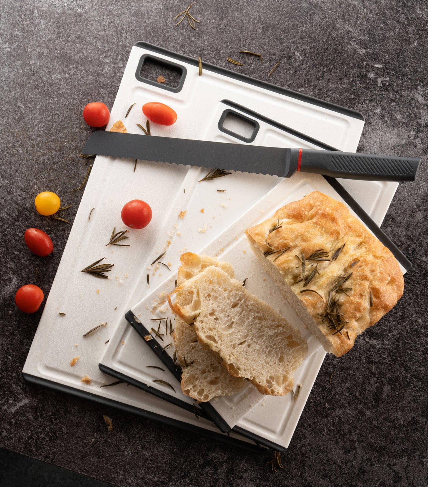 Set of 3 Non-Slip Chopping Boards