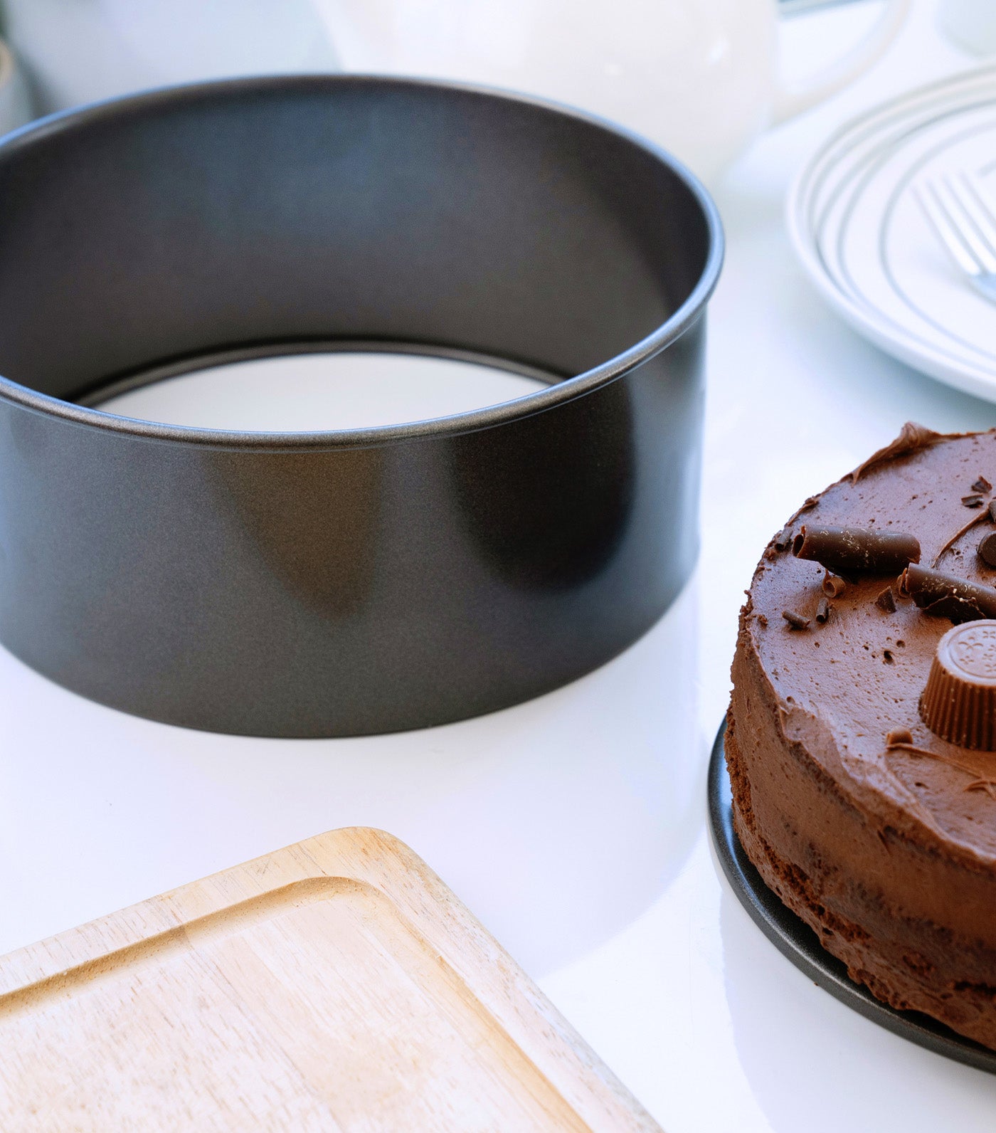 Round Loose Base Deep Cake Pan 16cm