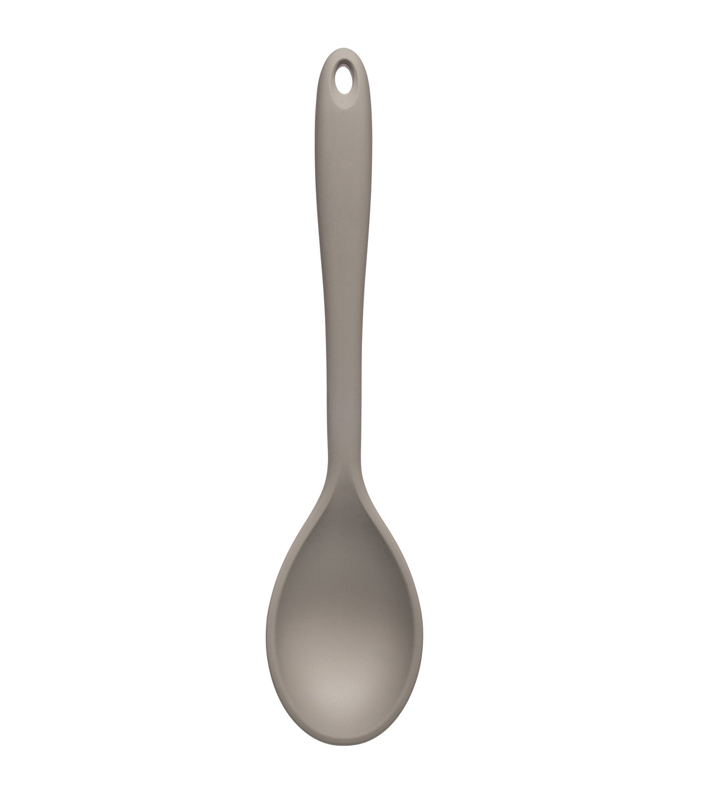 Fusion Twist Silicone Solid Spoon Gray