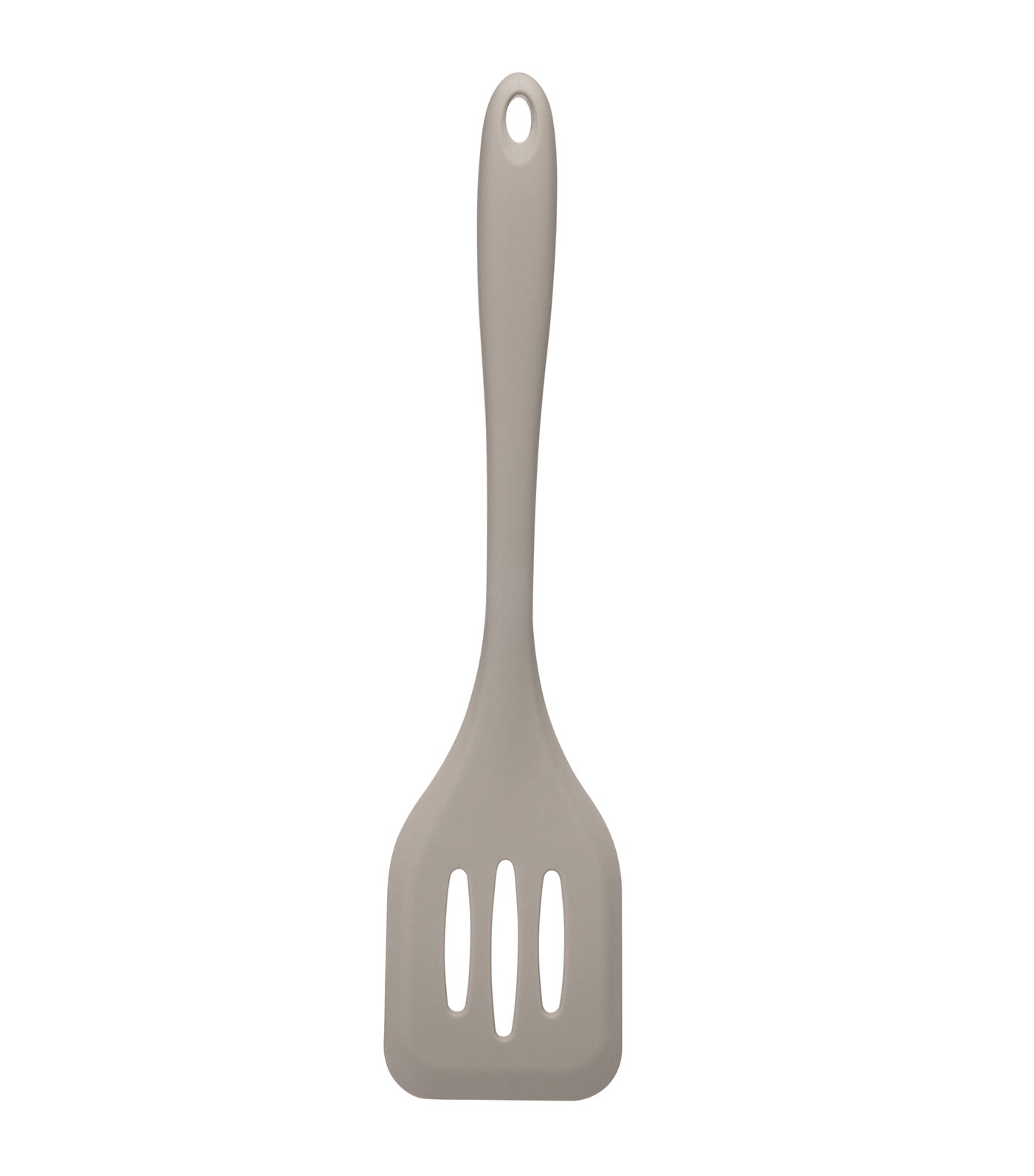 Fusion Twist Silicone Slotted Turner Gray