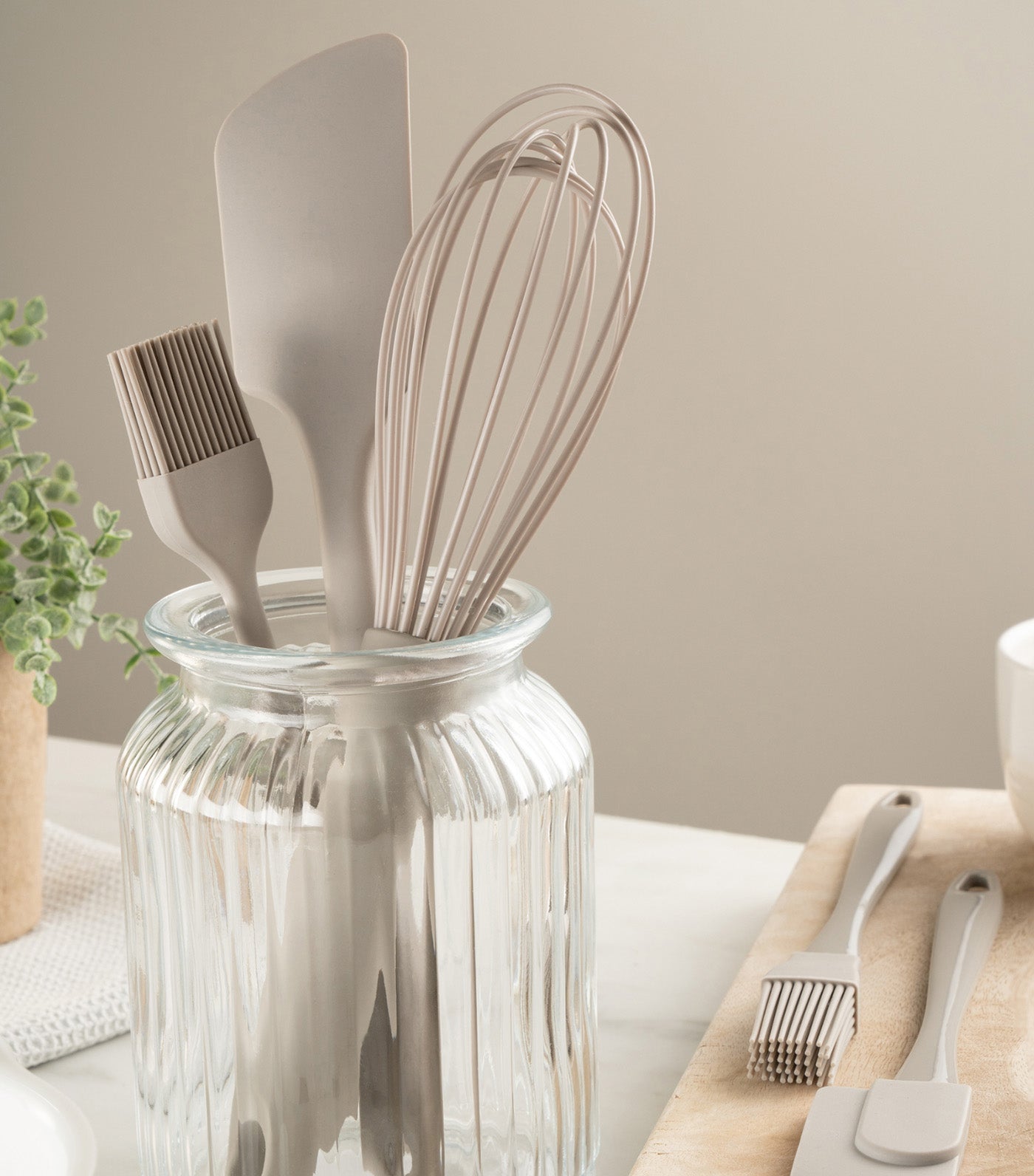 Fusion Twist Silicone Pastry Brush Gray