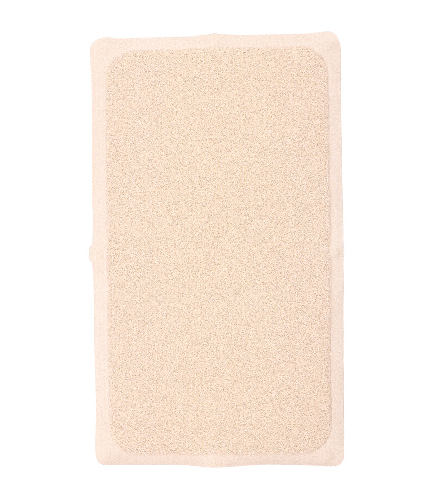 Loofa Two Tone Bath Carpet Sand