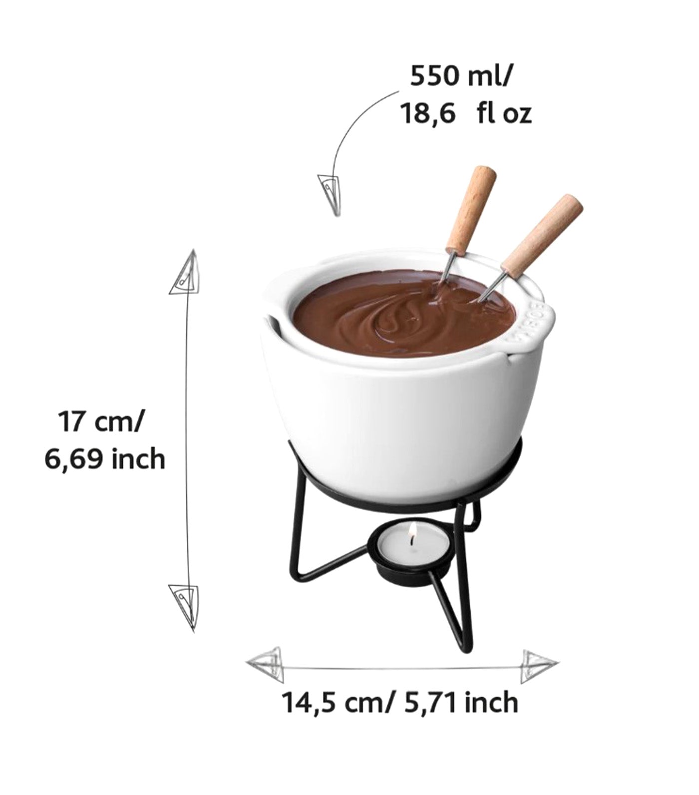 Choco Fondue Marie - 500ml