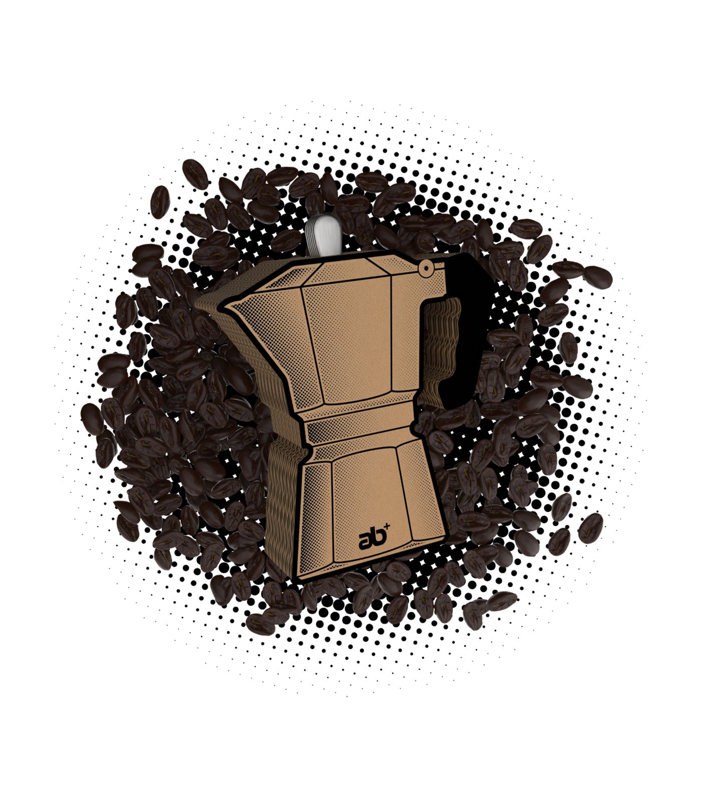 Pop! Moka Spoon Set of 6, Satin Stainless Steel 18/10