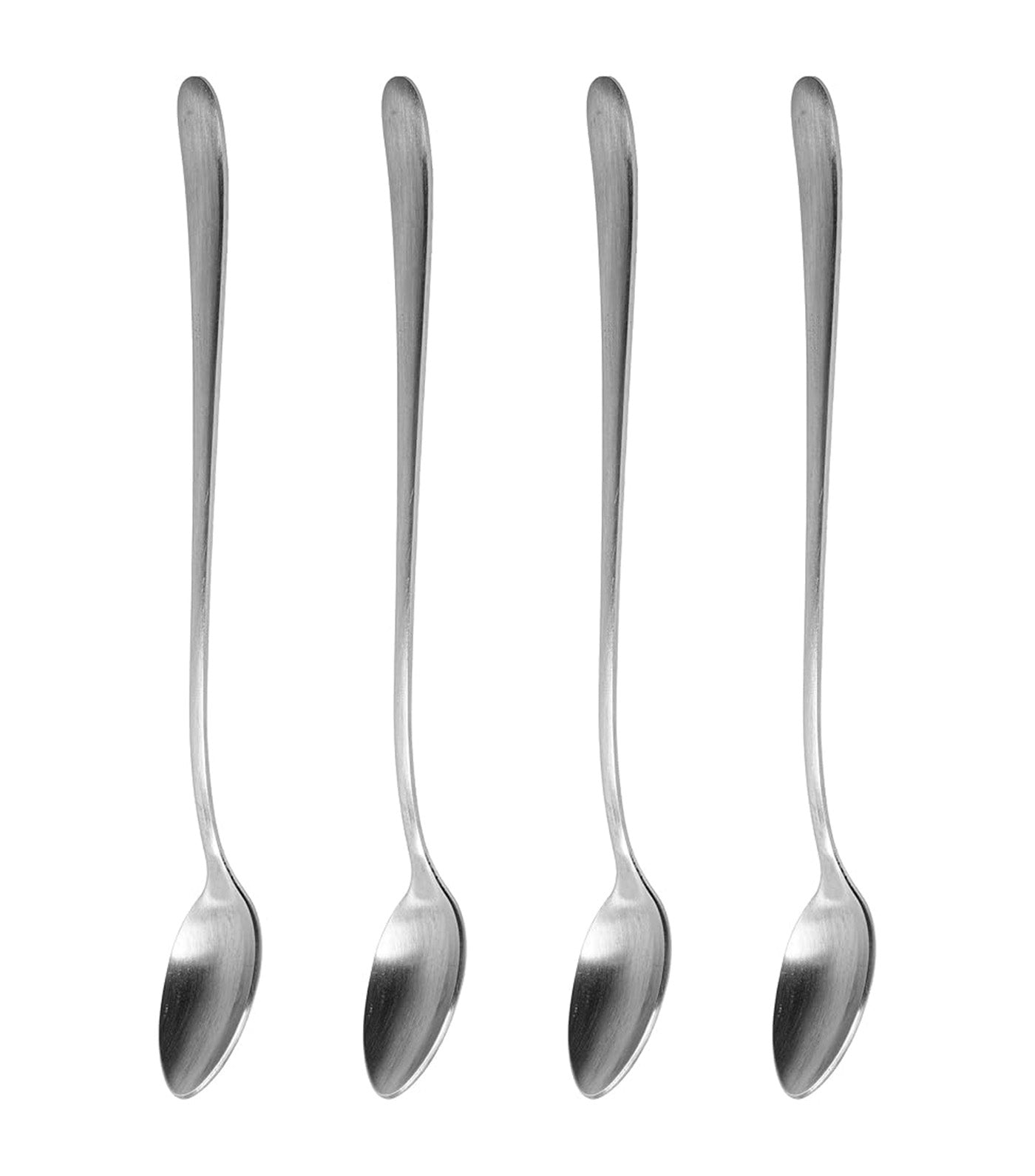 Pop! Ice Teaspoon Set of 4, Satin Stainless Steel 18/10