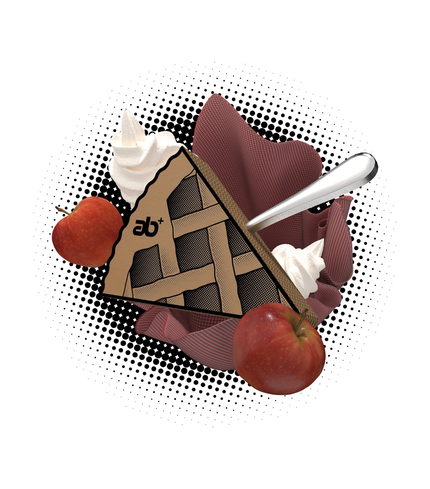 Pop! Cake Fork Set of 6, Satin Stainless Steel 18/10