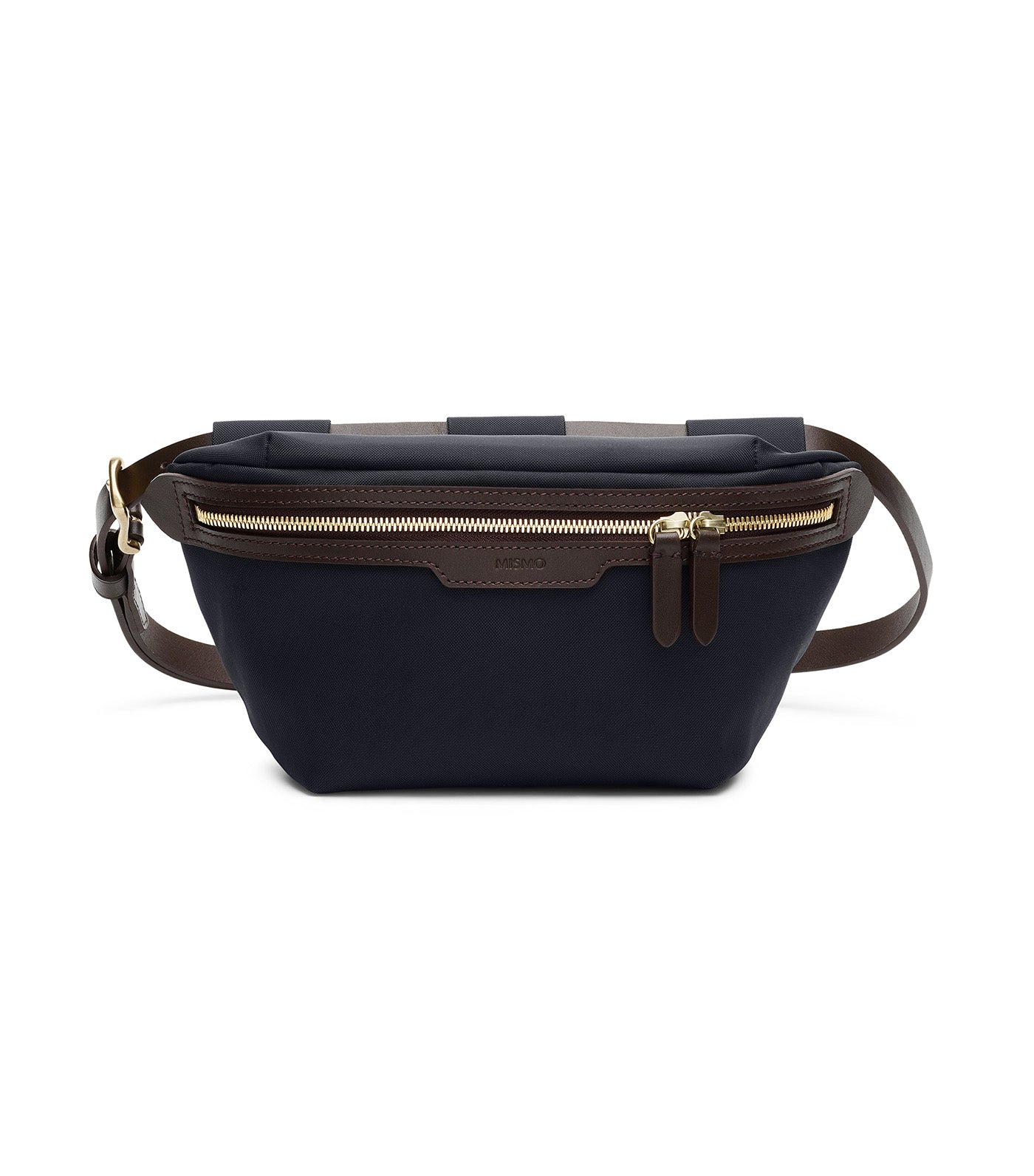 MISMO M/S Belt Bag Navy/Dark Brown