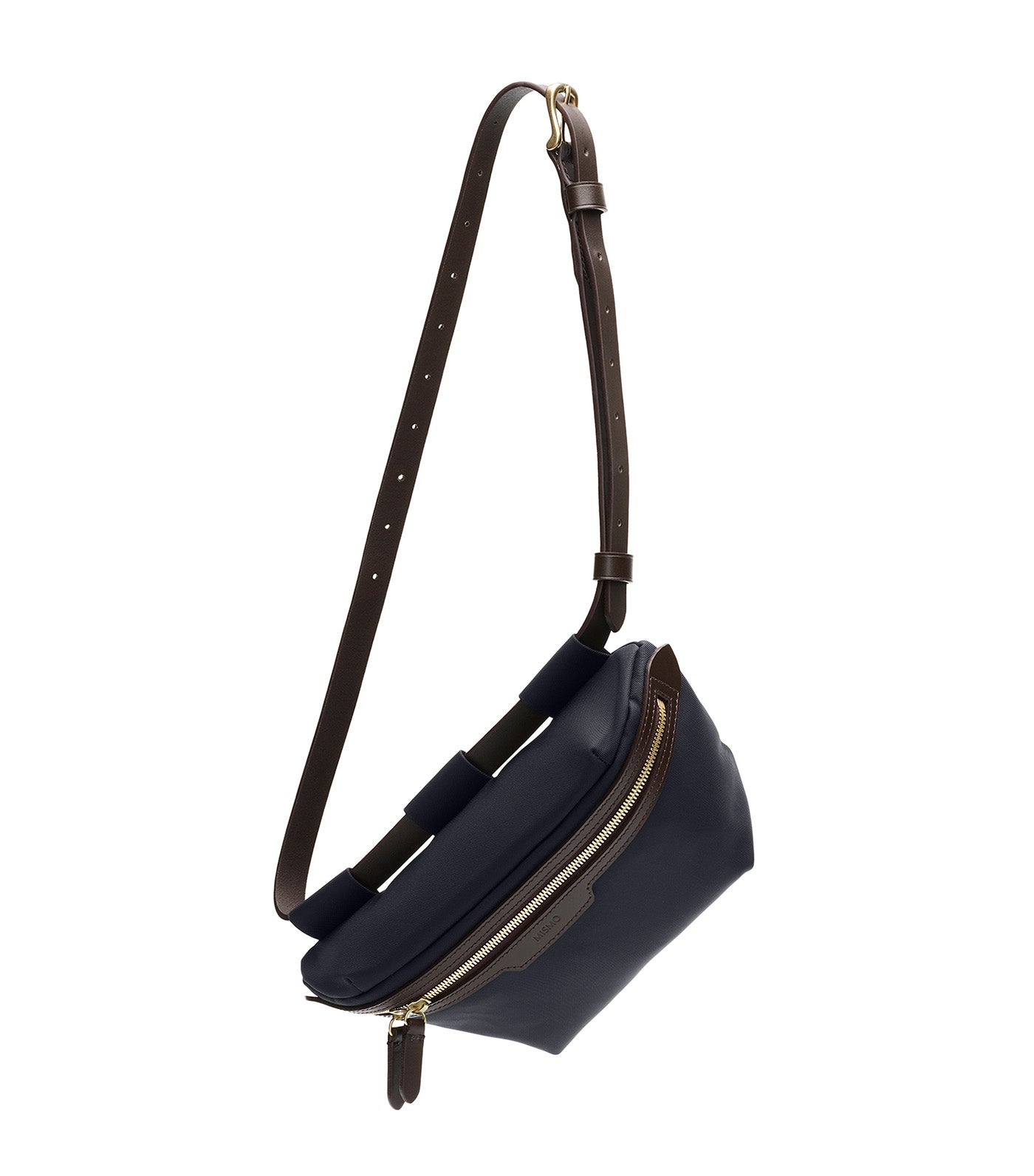 MISMO M/S Belt Bag Navy/Dark Brown