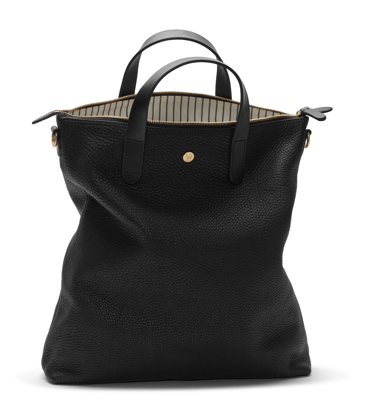 Leather Shopper Tote Bag