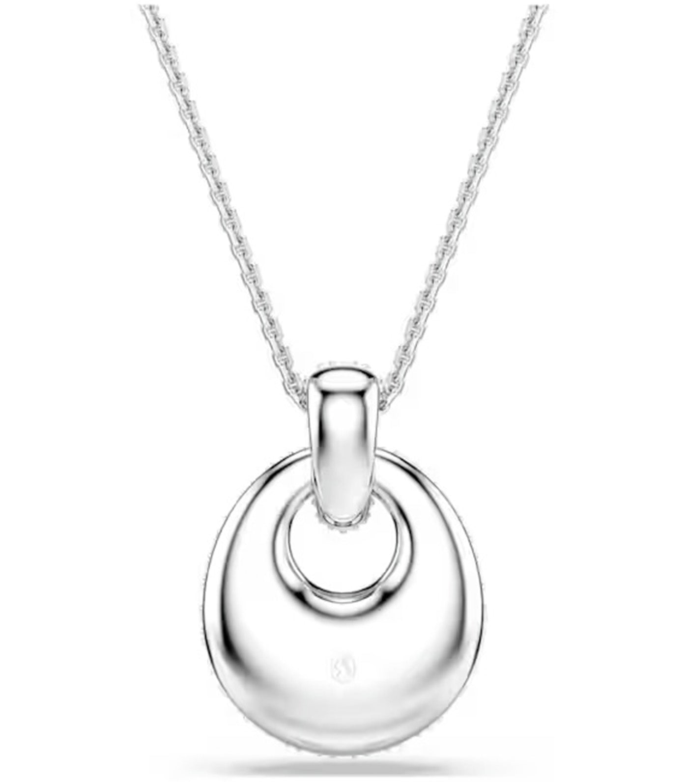 Sublima Pendant White, Rhodium Plated