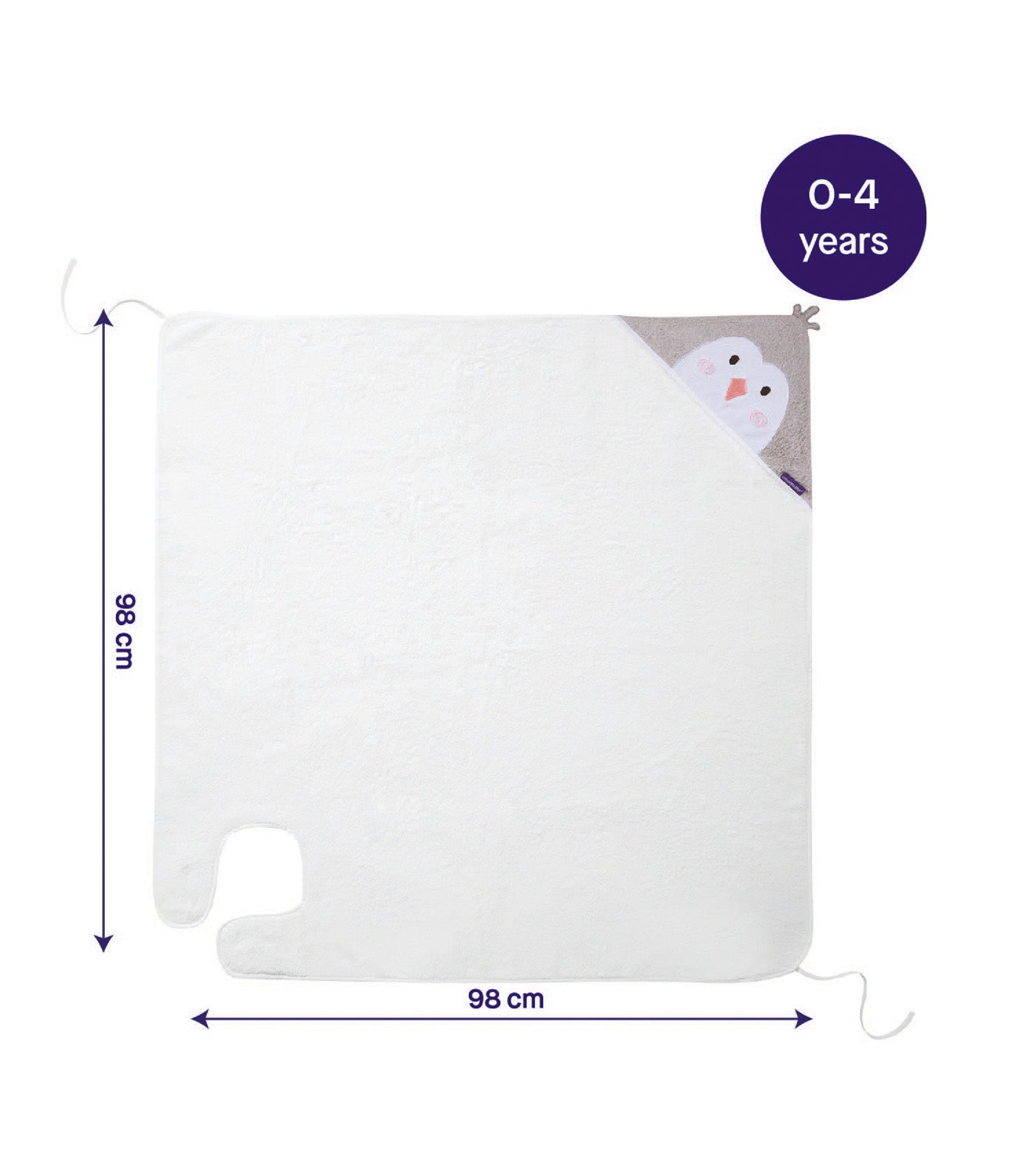 Bamboo Extra Large Baby Hooded Towel
