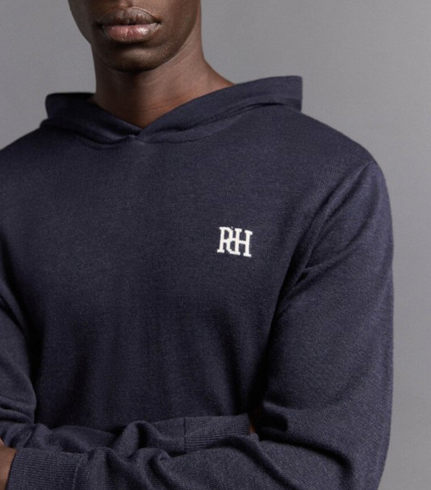 Golf Logo Hoodie Navy