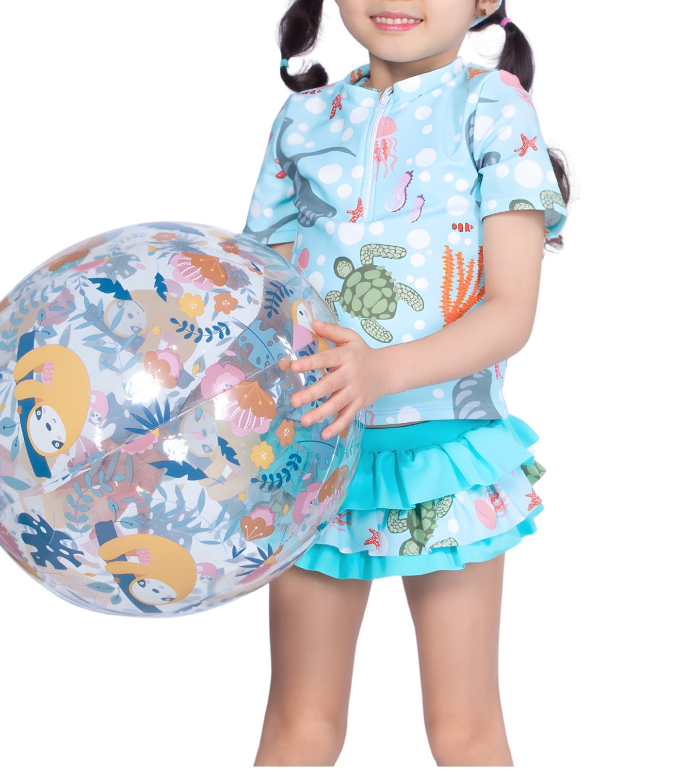 Little Kai Bottom and Top Sister Under the Sea