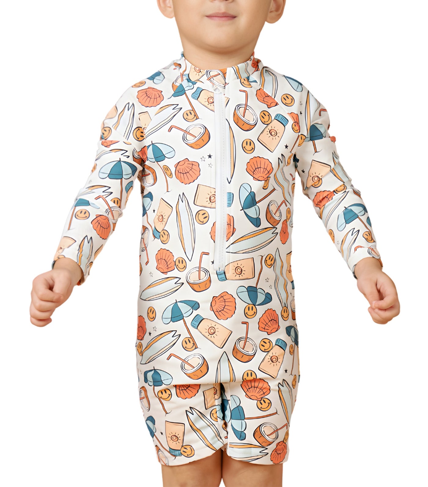 Little Paddler Bodhi Long Sleeves Rashguard Coconut