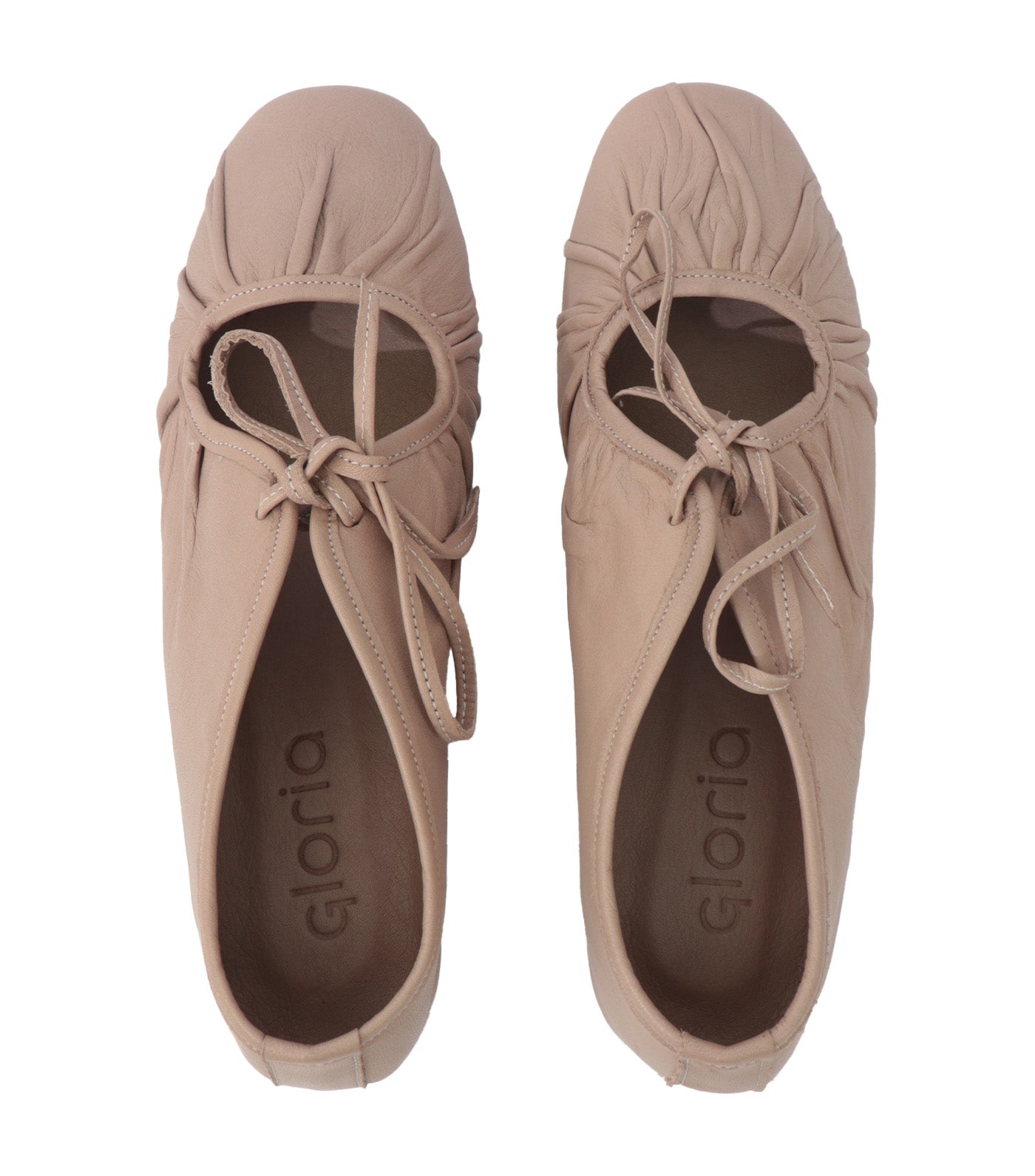 Gloria Ballet Flats Dark Stone