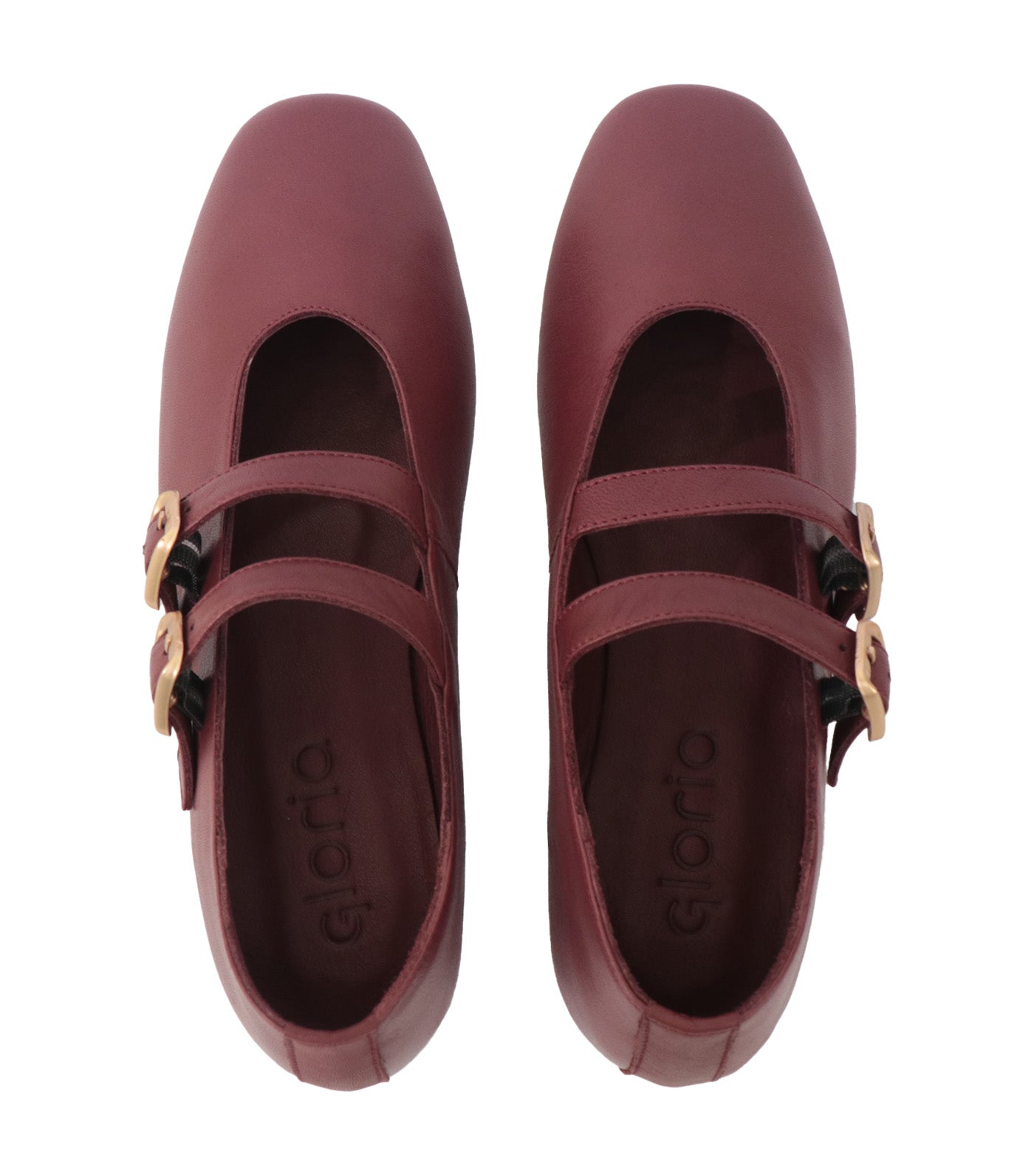 Gloria Ballet Flats Burgundy