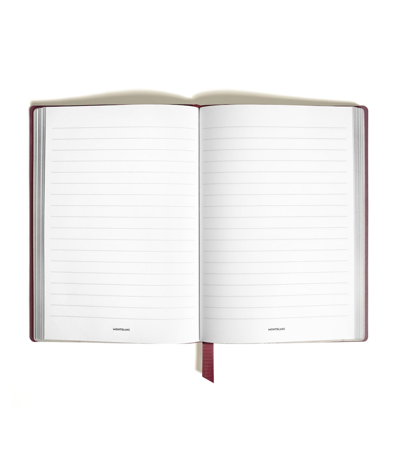 Notebook Medium, Cassis Leather, Burgundy, Lined