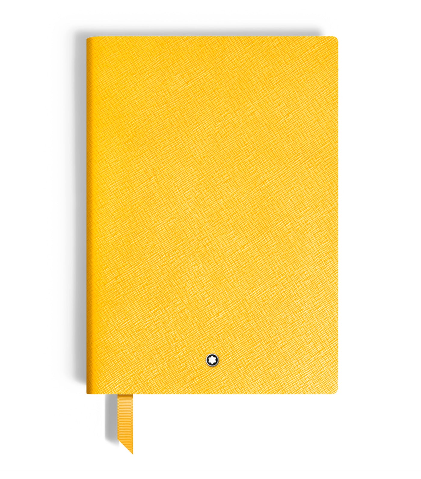 Notebook Medium, Saffiano Leather, Modena Yellow - Lined Pages