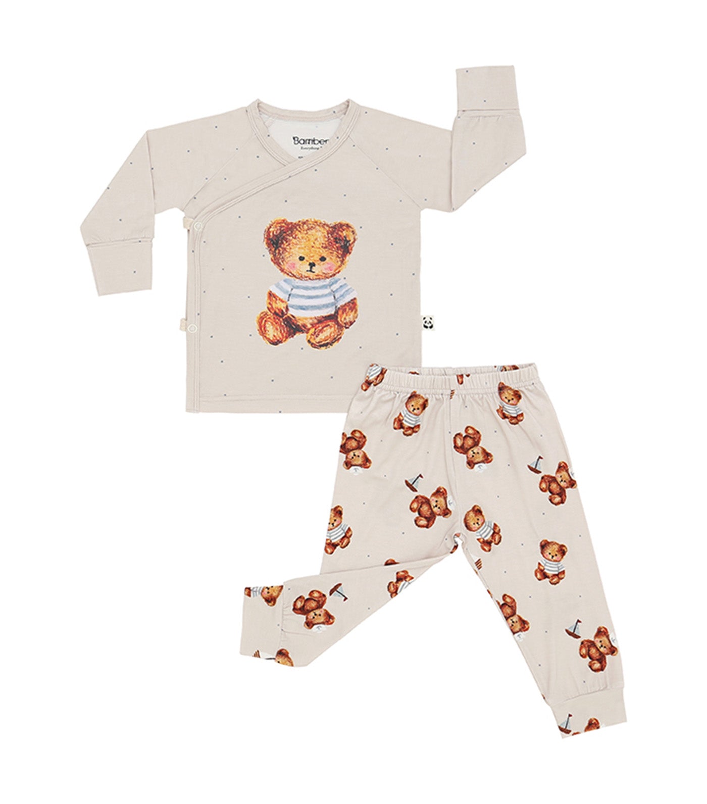 Longsleeve Kimono Pajama Set