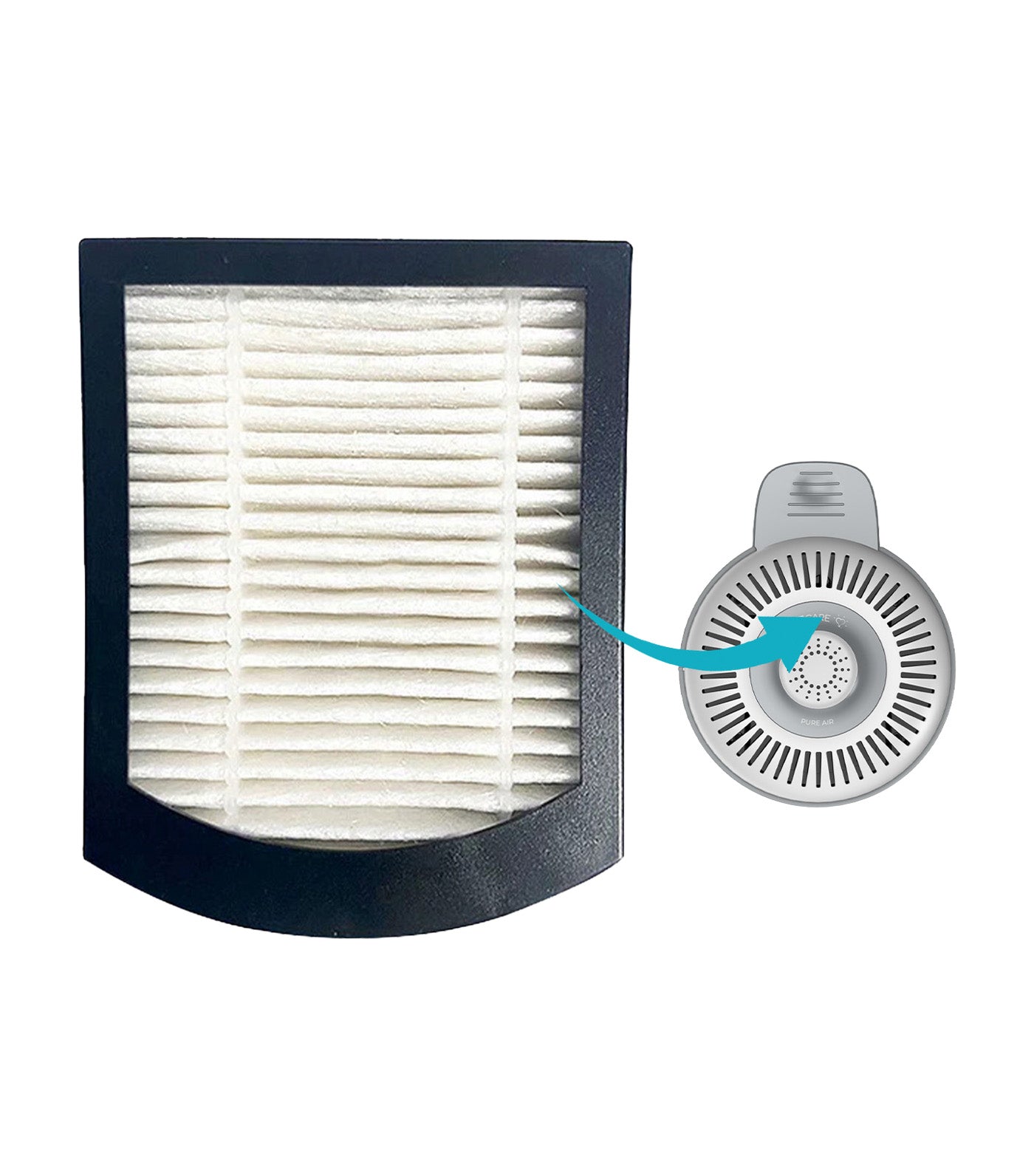 Pure Air Portable Air Purifier HEPA Filter