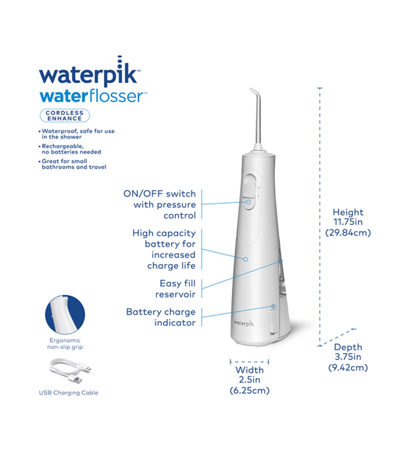 Water Flosser Cordless Enhance WF-21EU