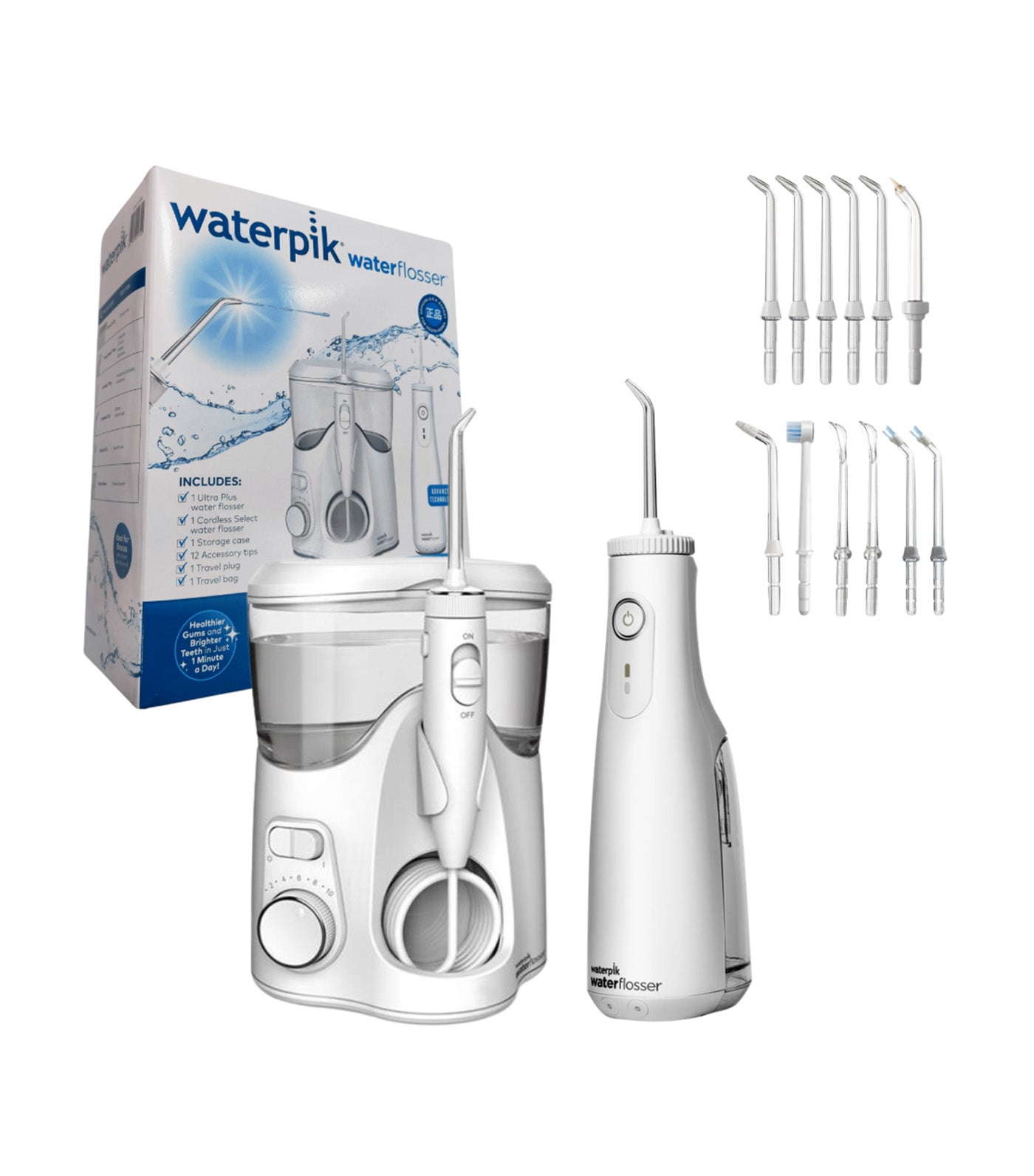 Water Flosser WP-150K Ultra Plus and WF-10K Cordless Select Bundle