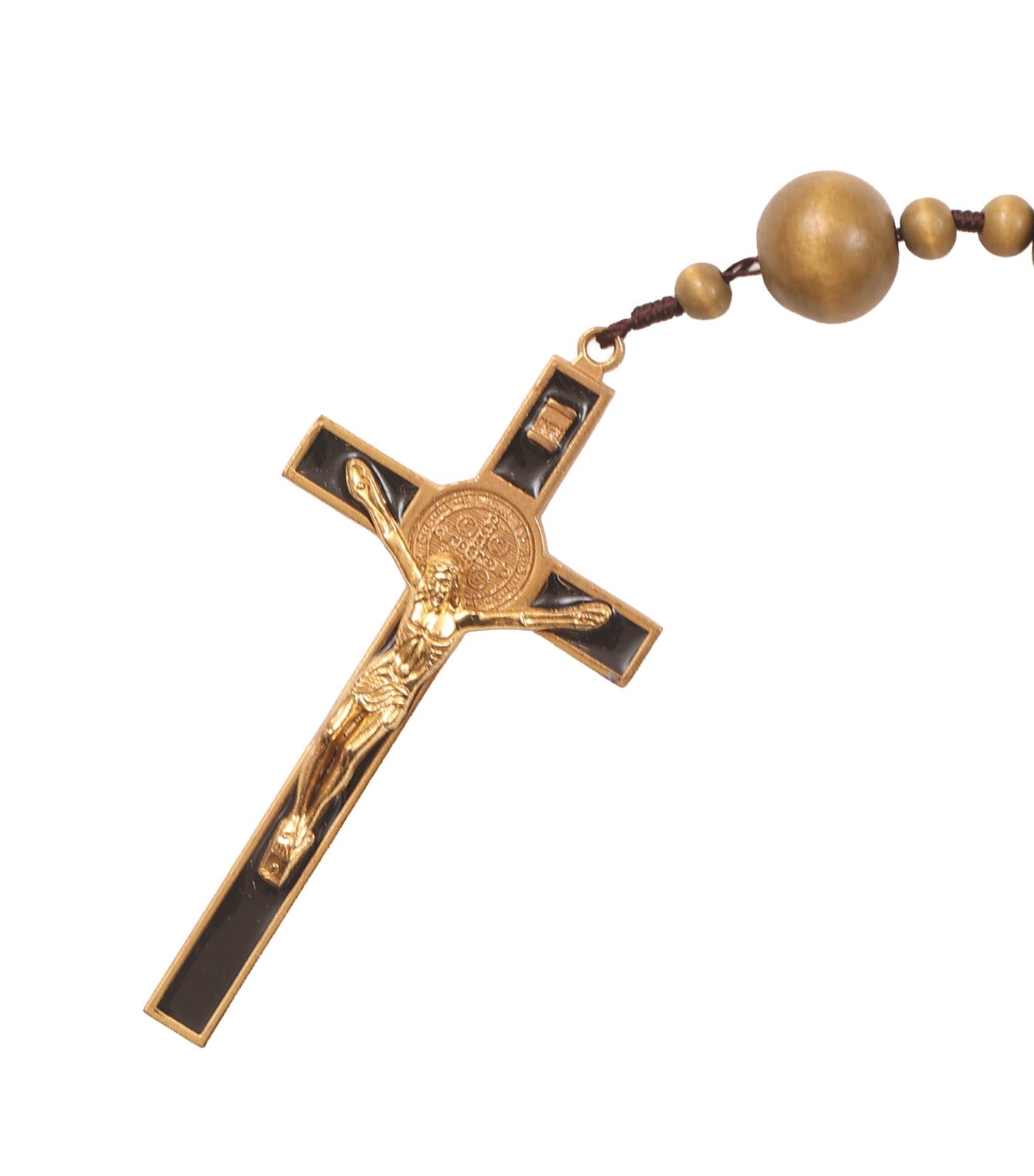 St. Benedict Wood Crystal Big Door Hanger