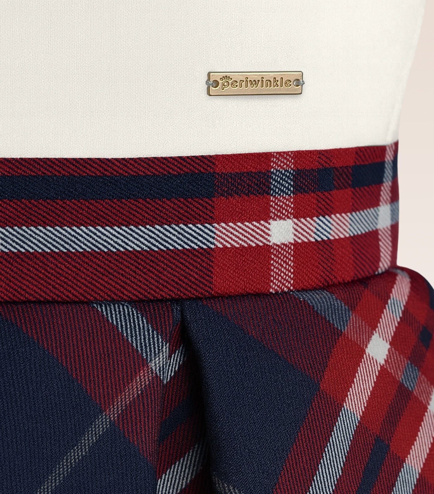 Macey Girls Checkered Dress