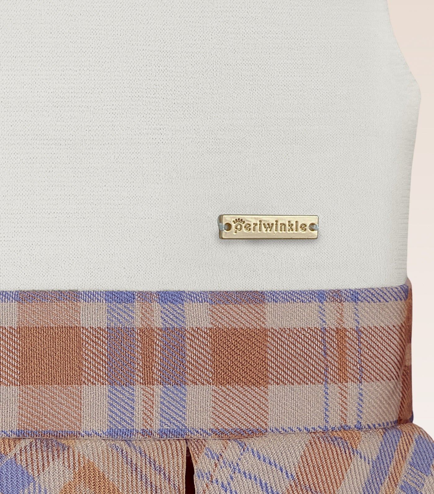 Macey Girls Checkered Dress