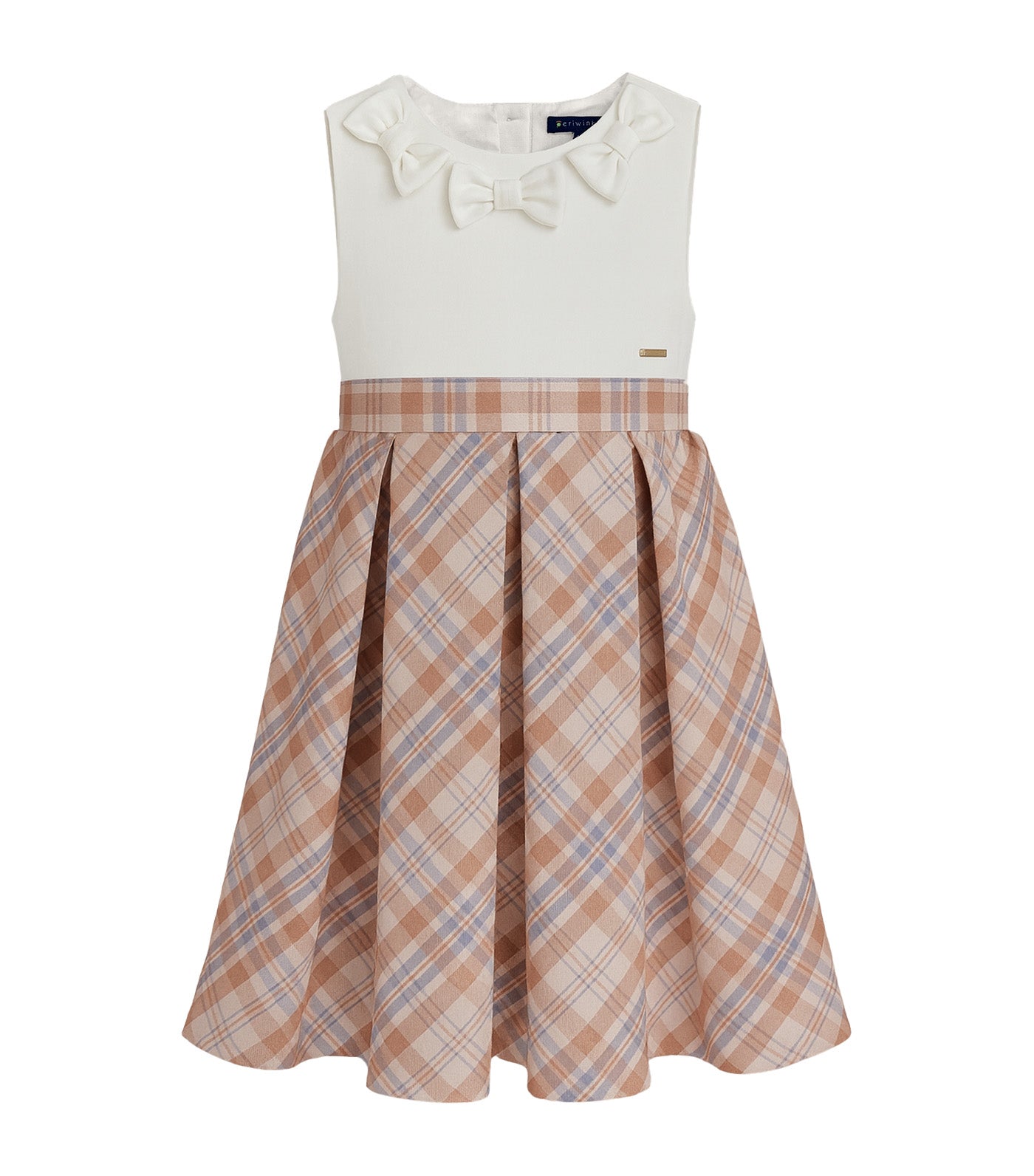 Macey Girls Checkered Dress