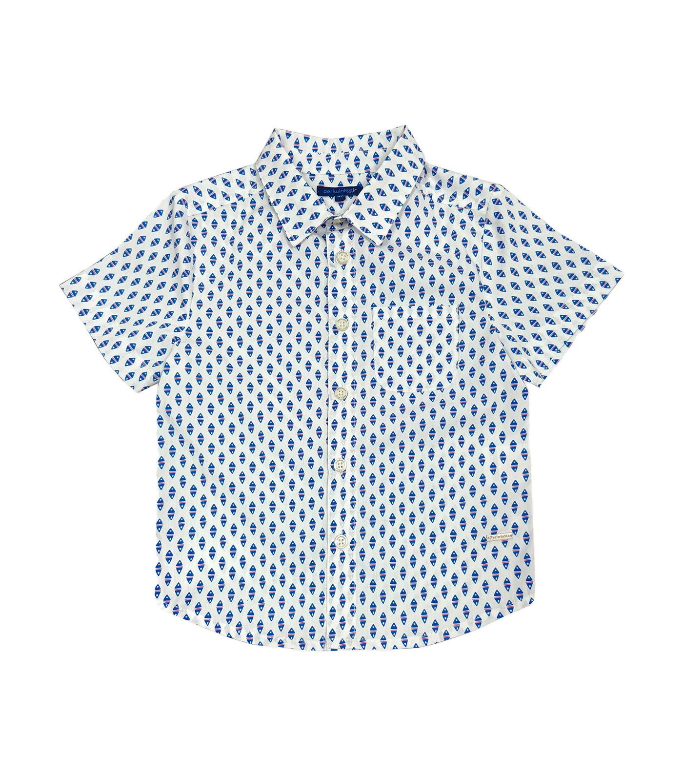 Sevi Boys Button-Down Short Sleeves