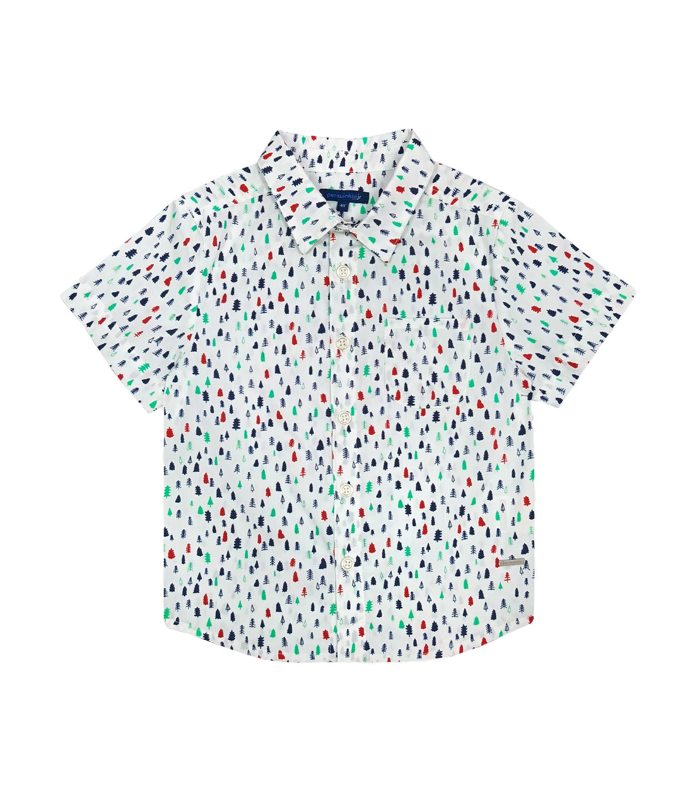 Sevi Boys Button-Down Short Sleeves