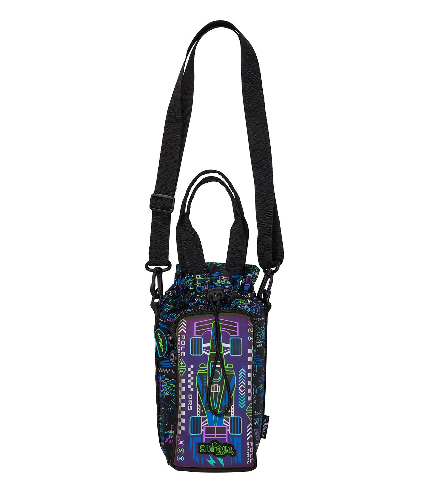 Accelerate Bottle Bag With Strap Black
