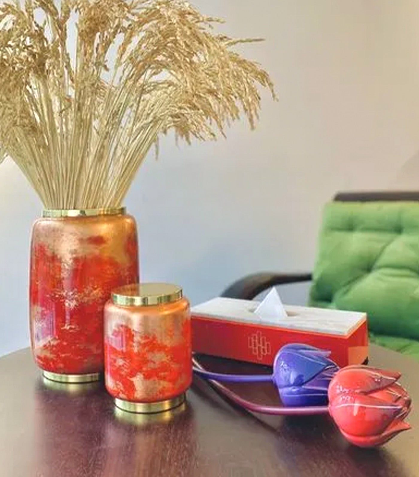 Red River Vase Red