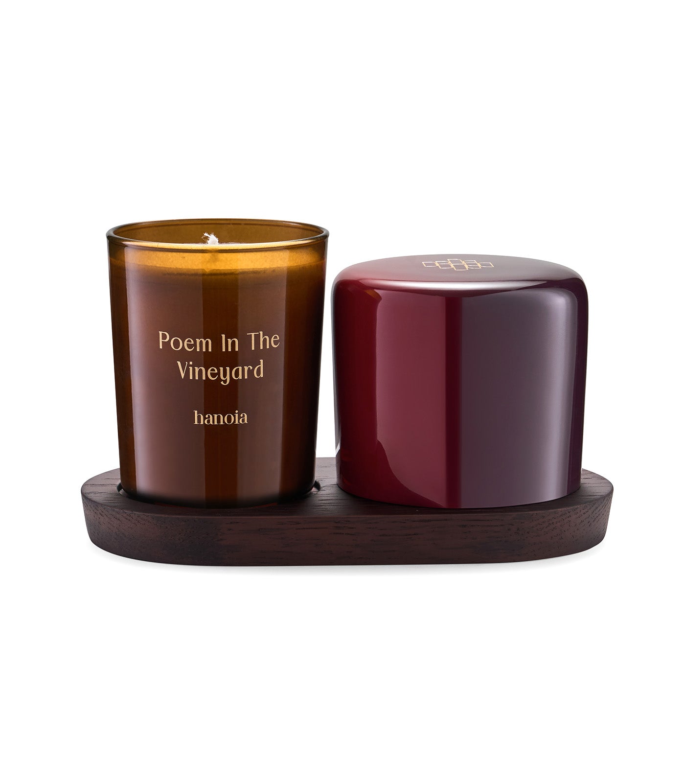 Scentimental Scented Candle And Tray Set Red