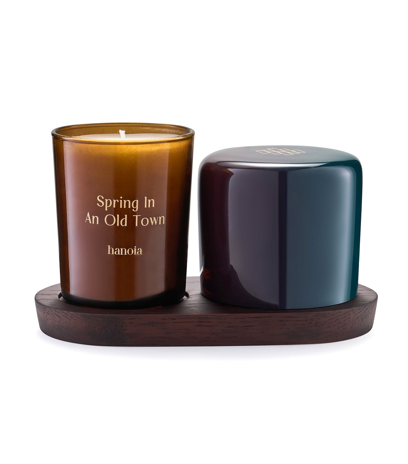 Scentimental Scented Candle And Tray Set Purple