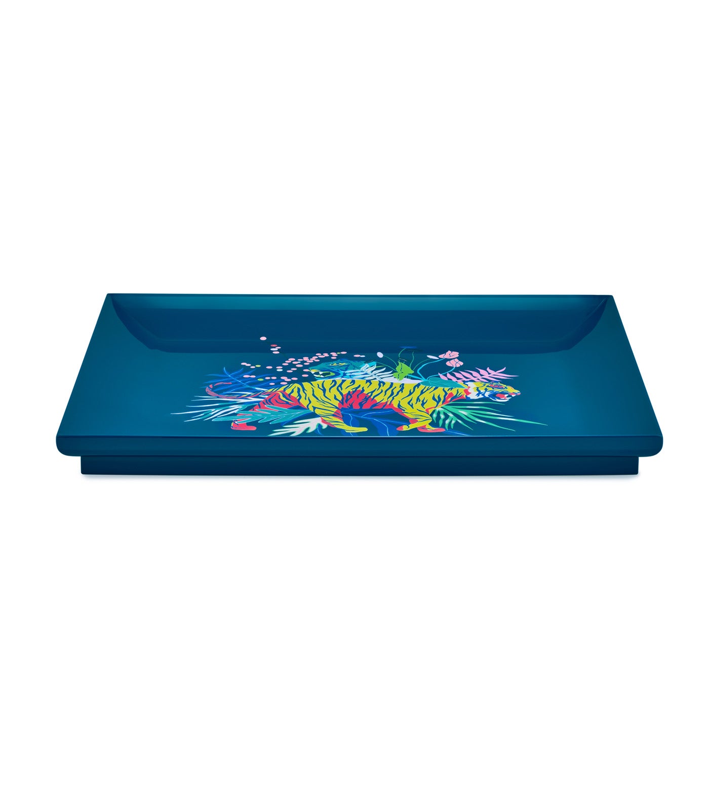 Tigris Rectangular Tray Blue