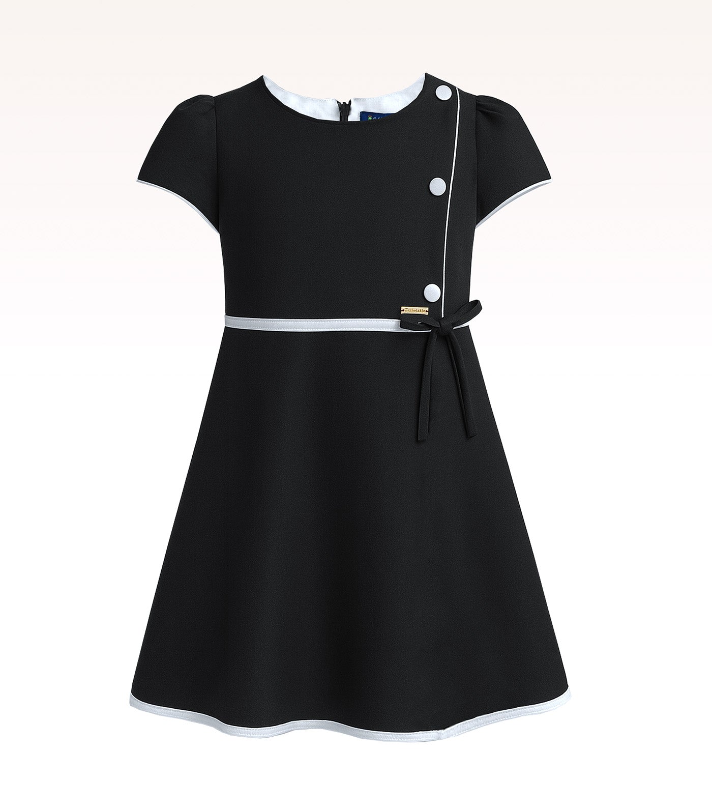 Regine Girls Black A-Line Skirt Dress