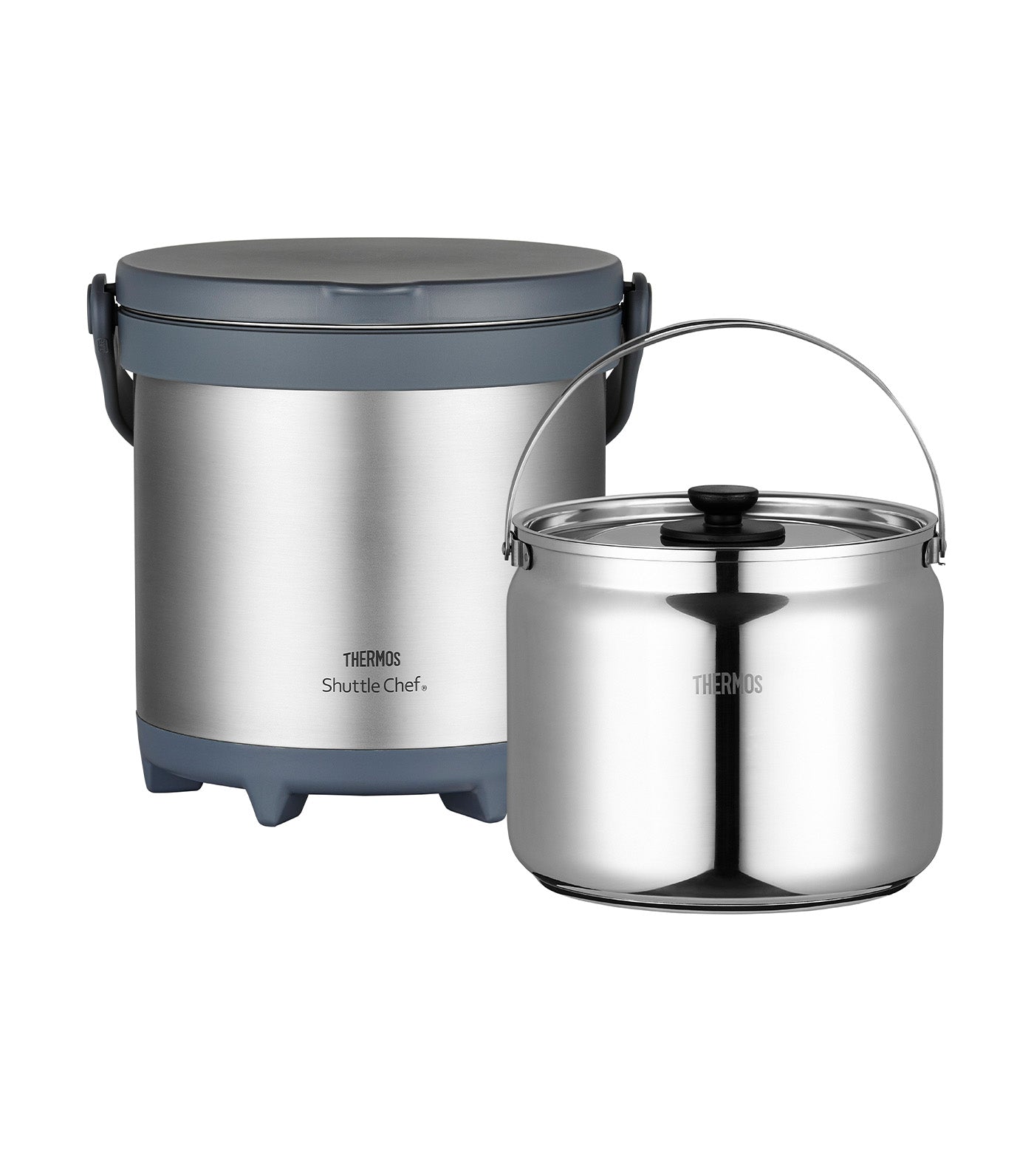 Thermos Shuttle Chef Thermal Cooker 4.5L Clear Stainless
