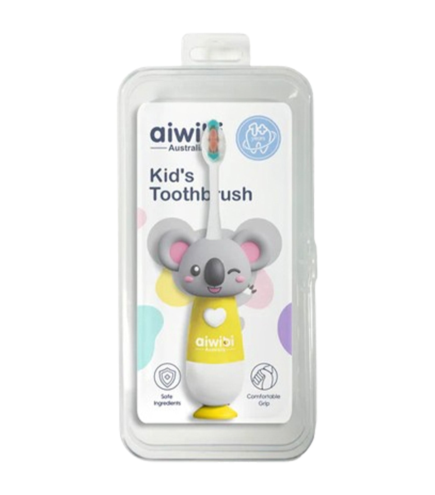 Aiwibi Jolly Kid's Toothbrush 1+ Yellow