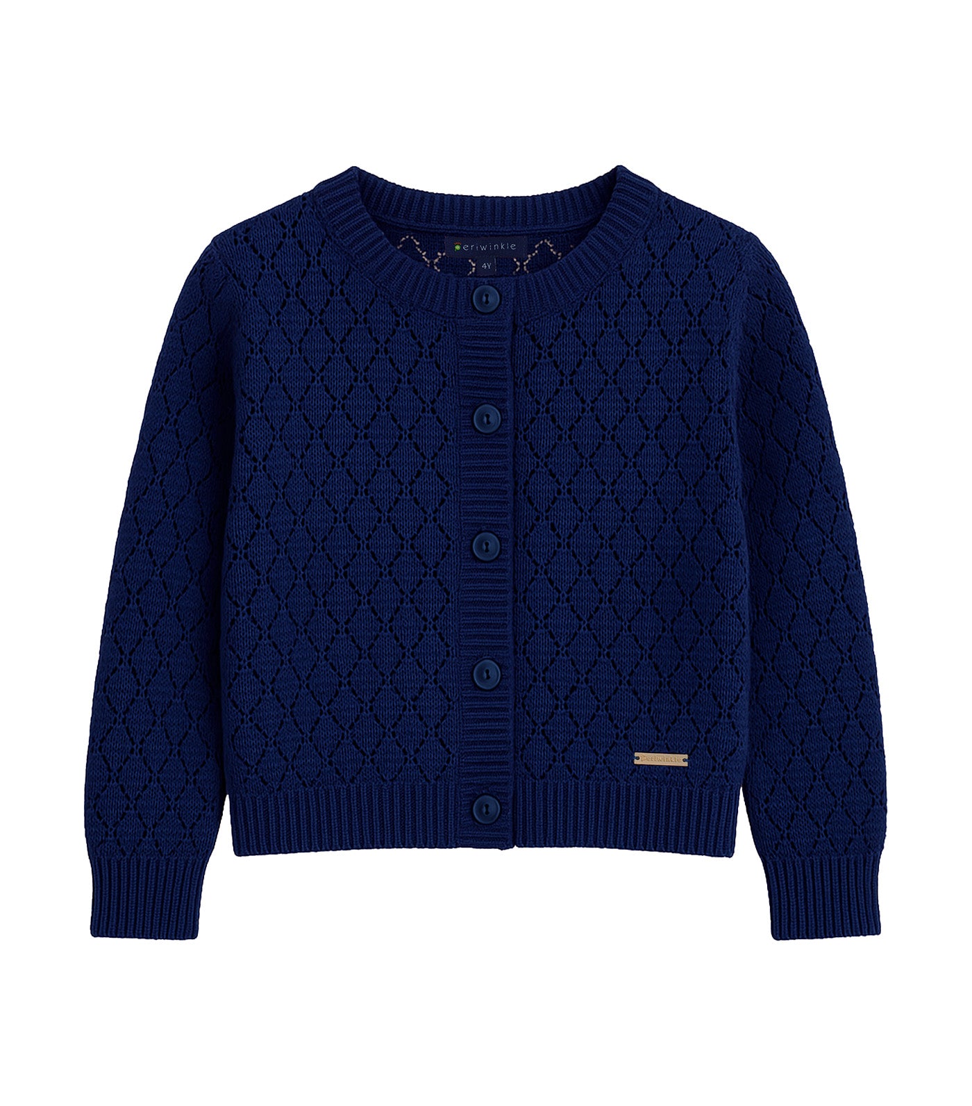 Mayline Girls Navy Knitted Cardigan Navy