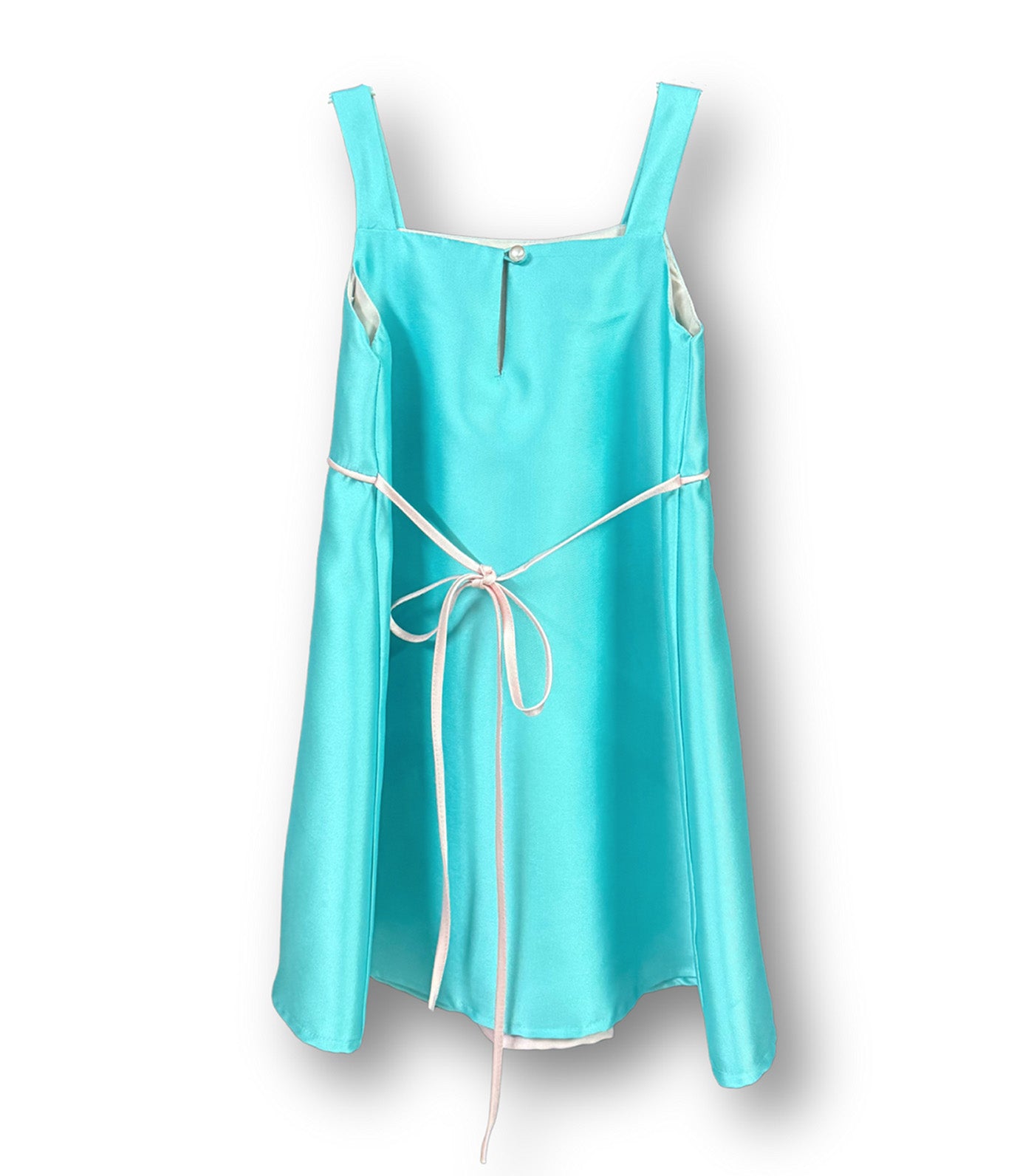 Amber A-Line Dress with Embroidery Sea Green